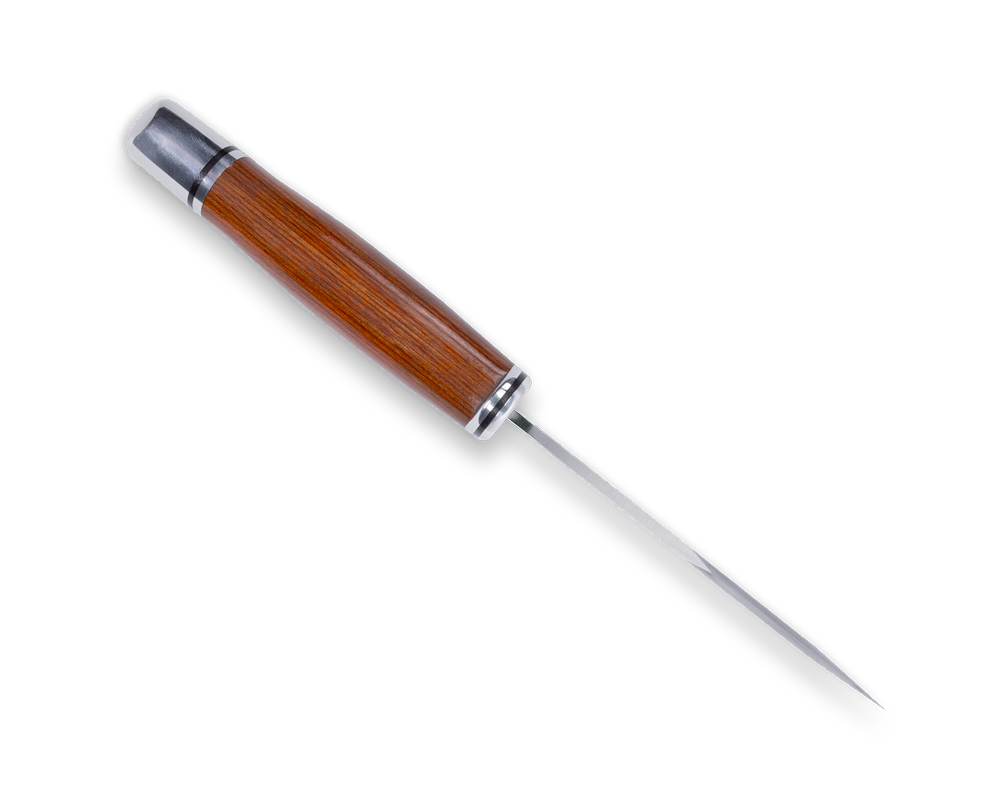 Buck Knives 117 Brahma – Jagd- und Outdoormesser mit 420HC Edelstahlklinge & Lederscheide Buck