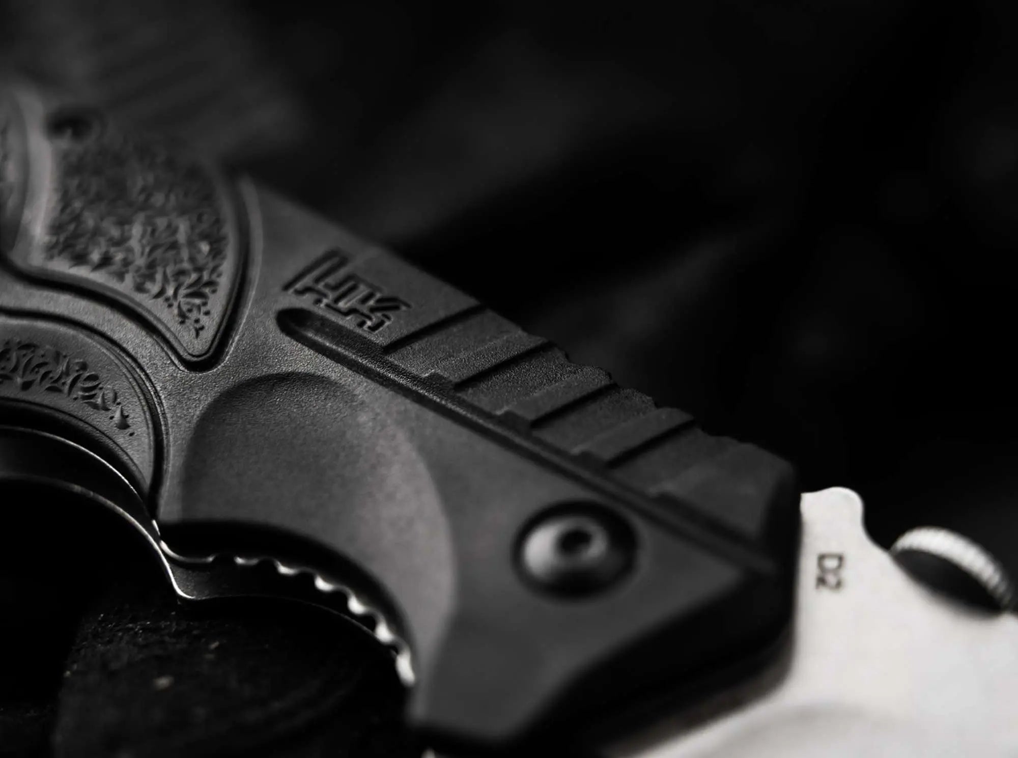 Heckler & Koch SFP Tactical Folder D2 Messer Linerlock EDC Taschenmesser Heckler & Koch