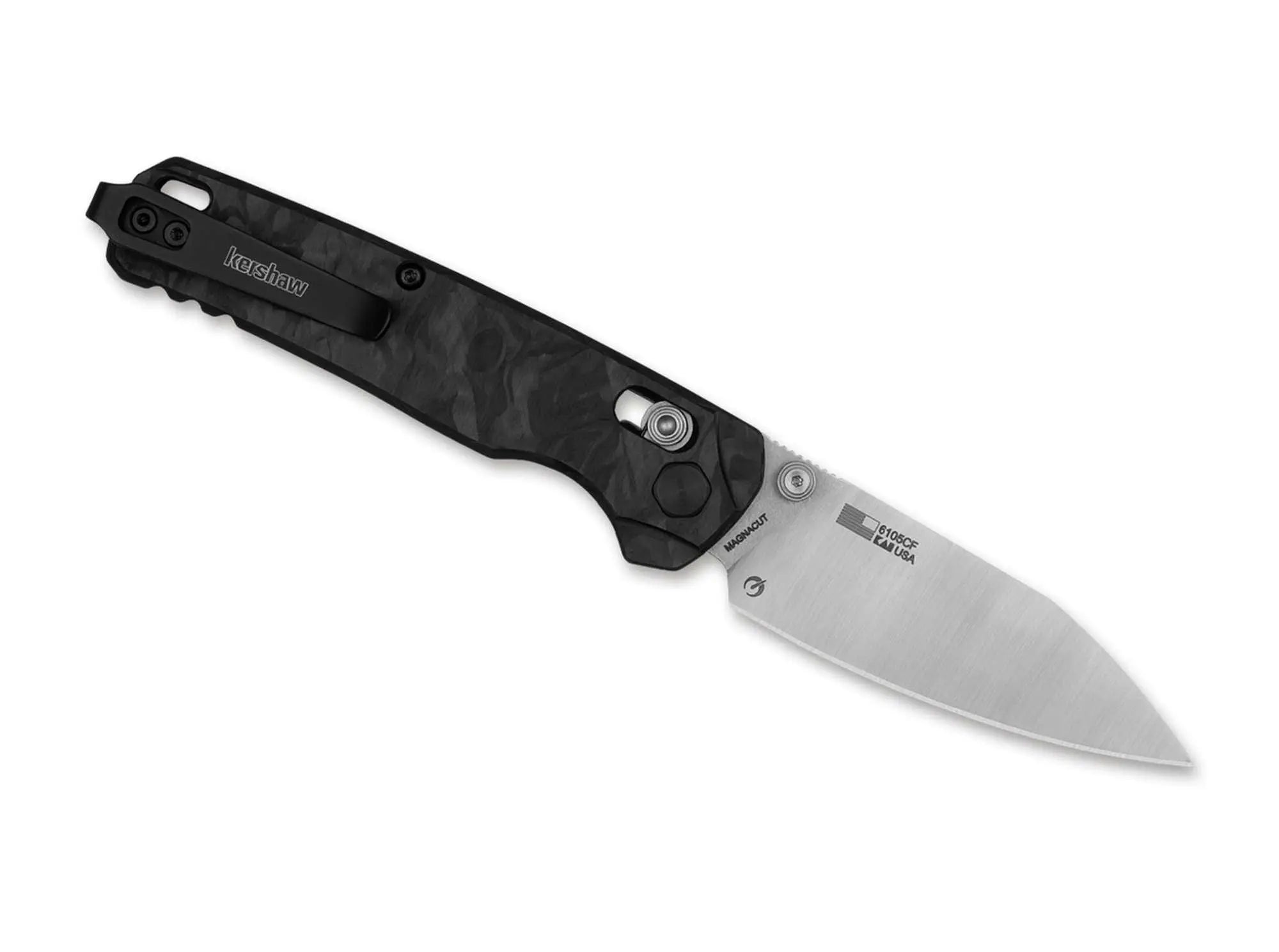 Kershaw Bel Air 6105CF MagnaCut Carbon Fiber USA Folder DuraLock Taschenmesser Kershaw