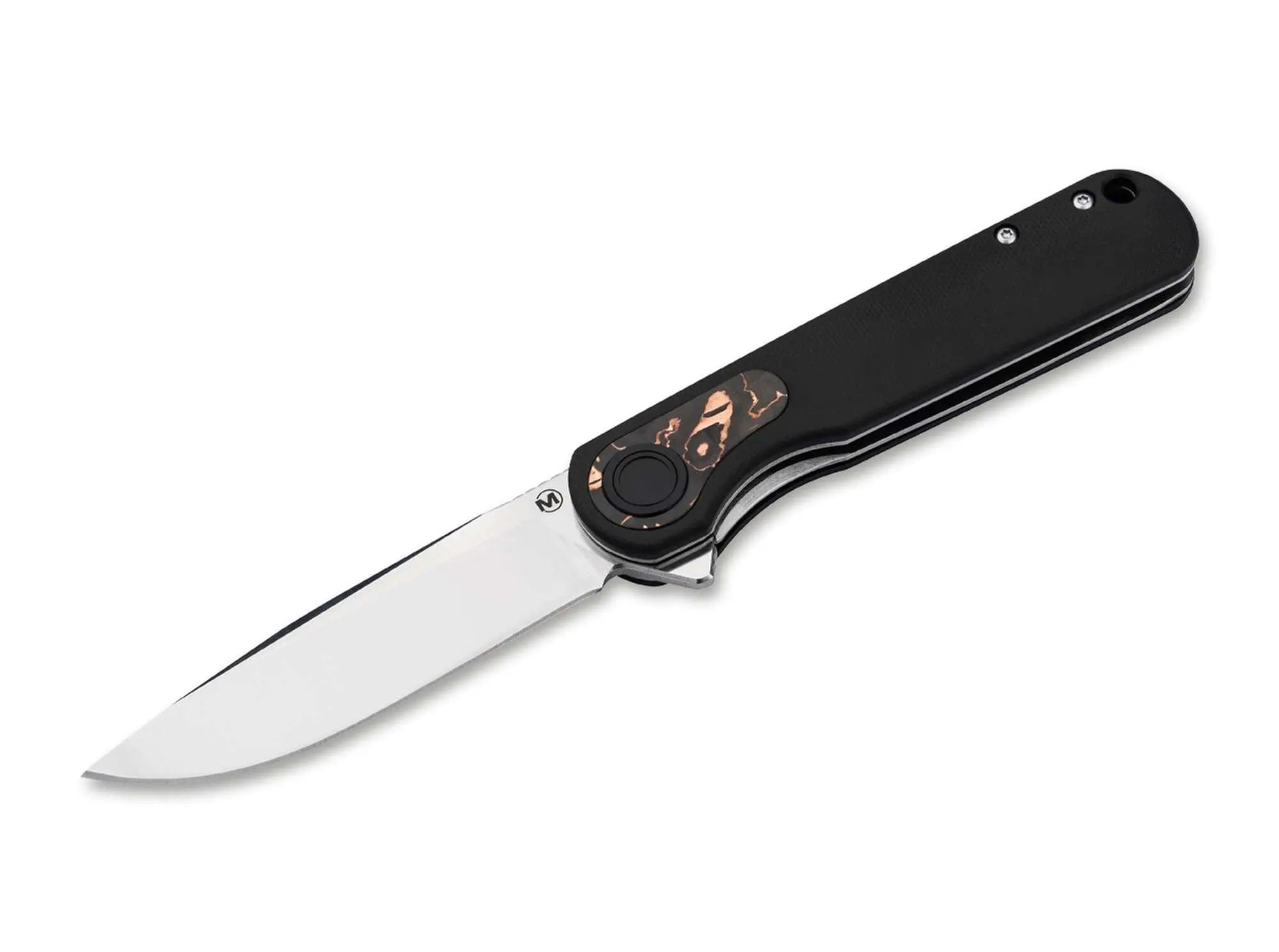 Böker Magnum Bradock Black Taschenmesser 440B Stahl, G10 Griff, Flipper, Linerlock Böker Plus