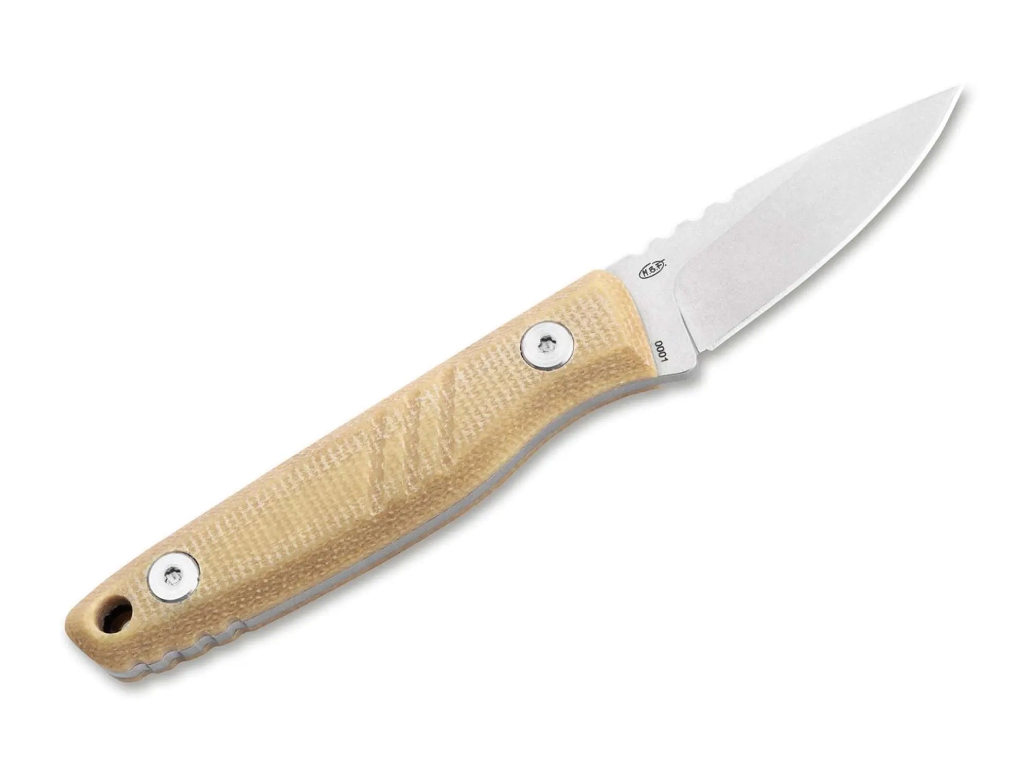 Böker Plus Five Point Nine – Feststehendes EDC Messer 440C, Micarta Böker Plus