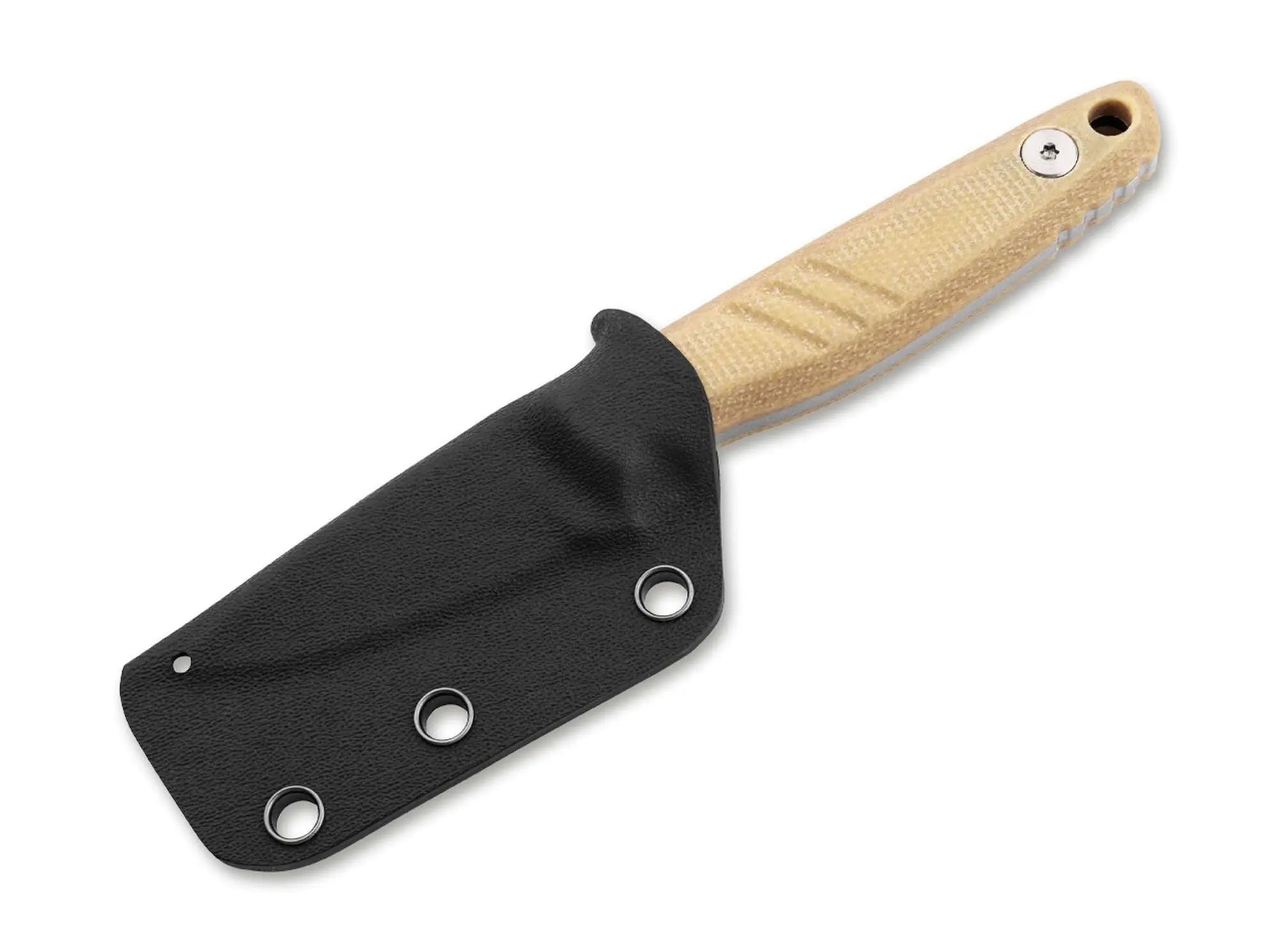 Böker Plus Five Point Nine – Feststehendes EDC Messer 440C, Micarta Böker Plus
