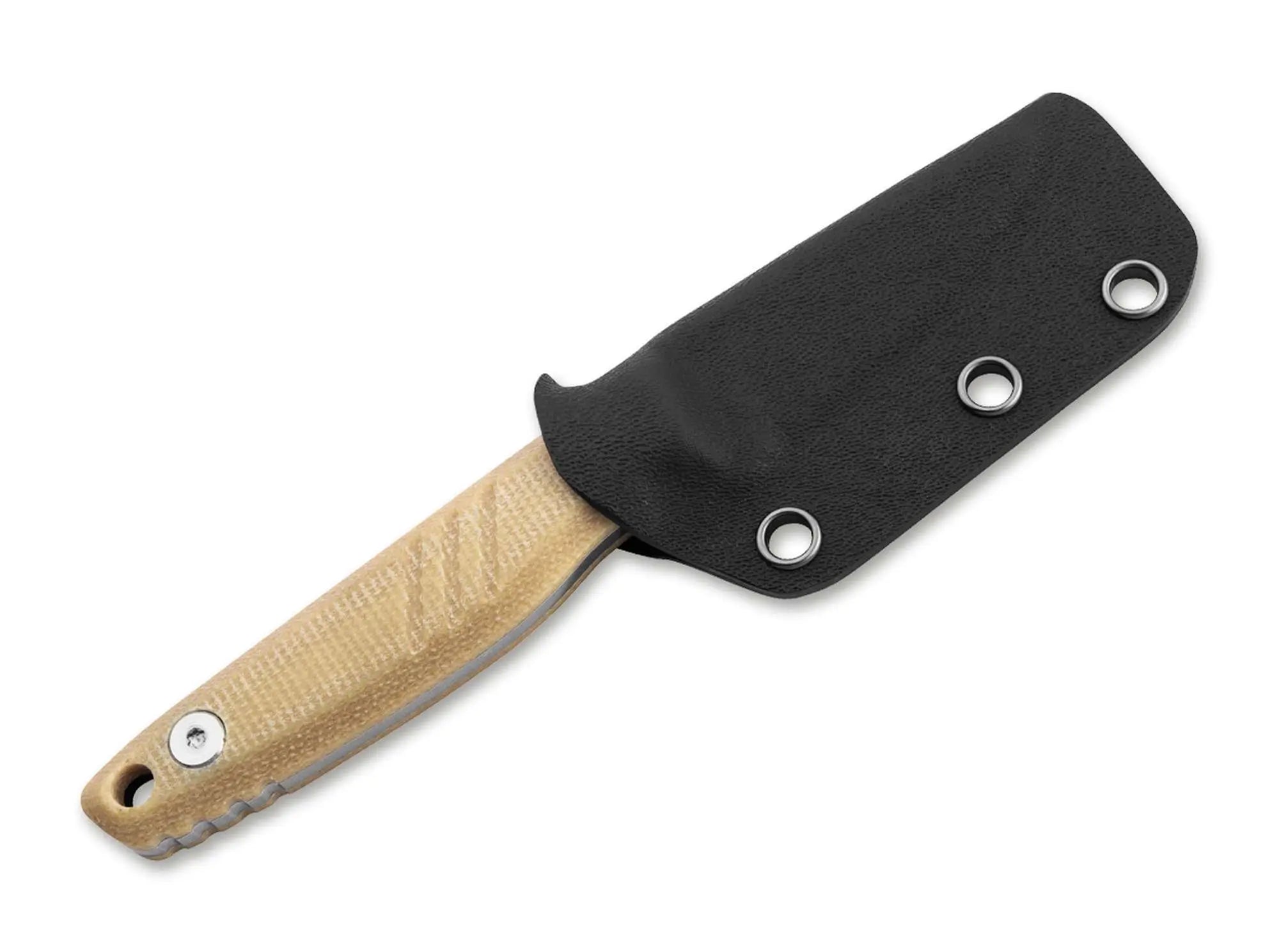 Böker Plus Five Point Nine – Feststehendes EDC Messer 440C, Micarta Böker Plus