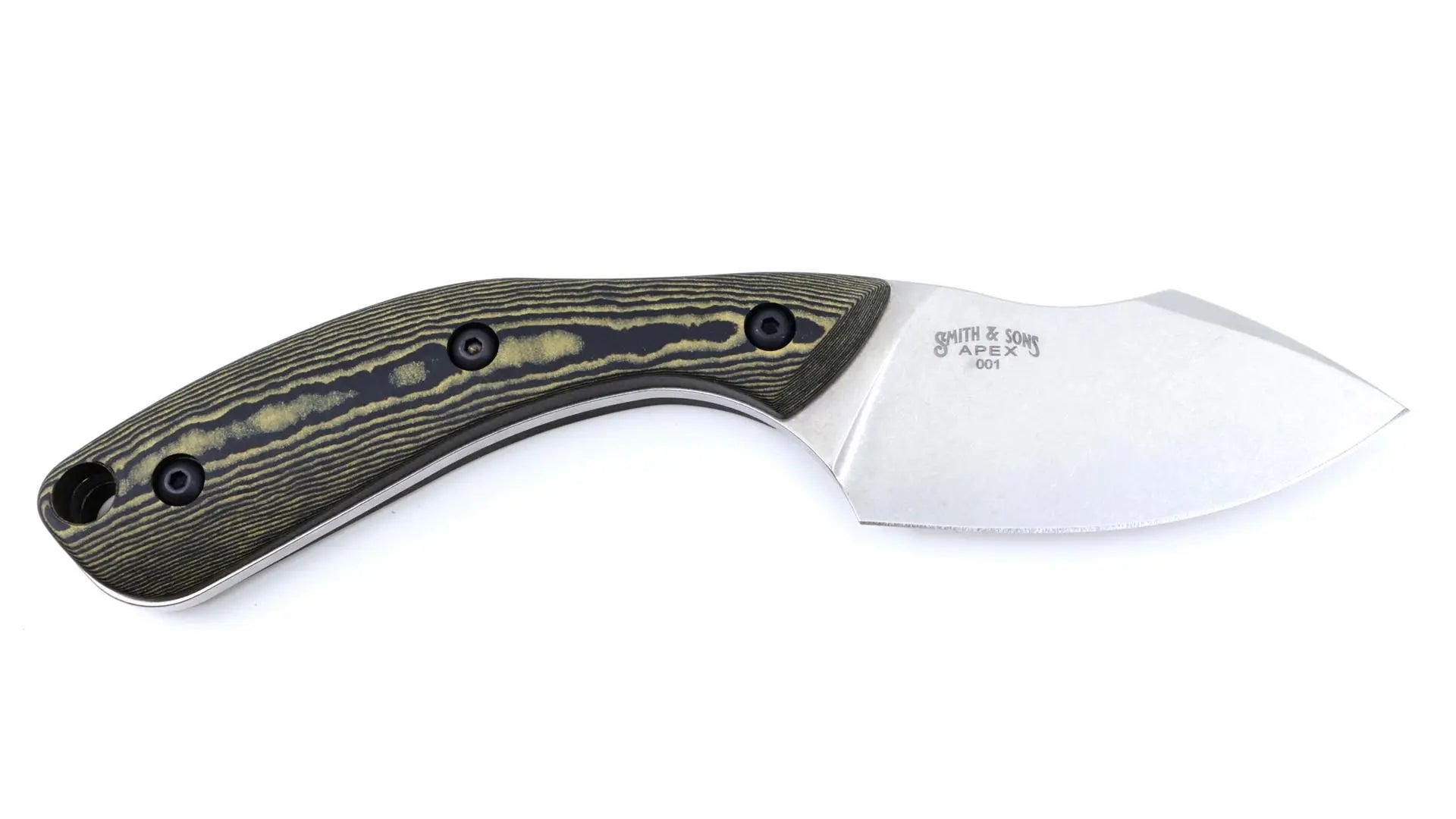 White River Apex Maple / Black Richlite – MagnaCut Fixed Blade EDC | Made in USA White River Knife & Tool