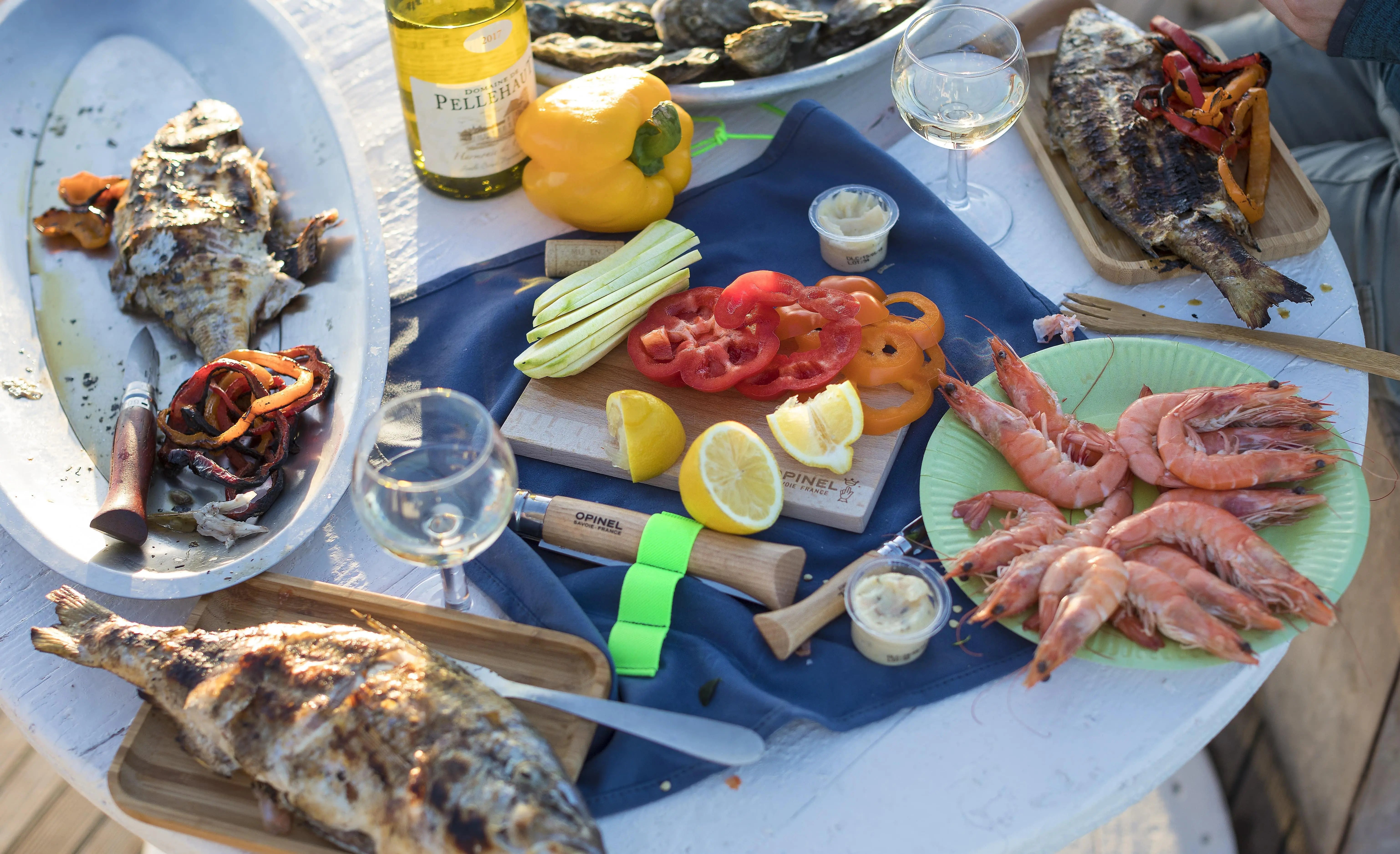 Opinel Kit cuisine nomade Brotzeitset Campingküche Picknick Opinel
