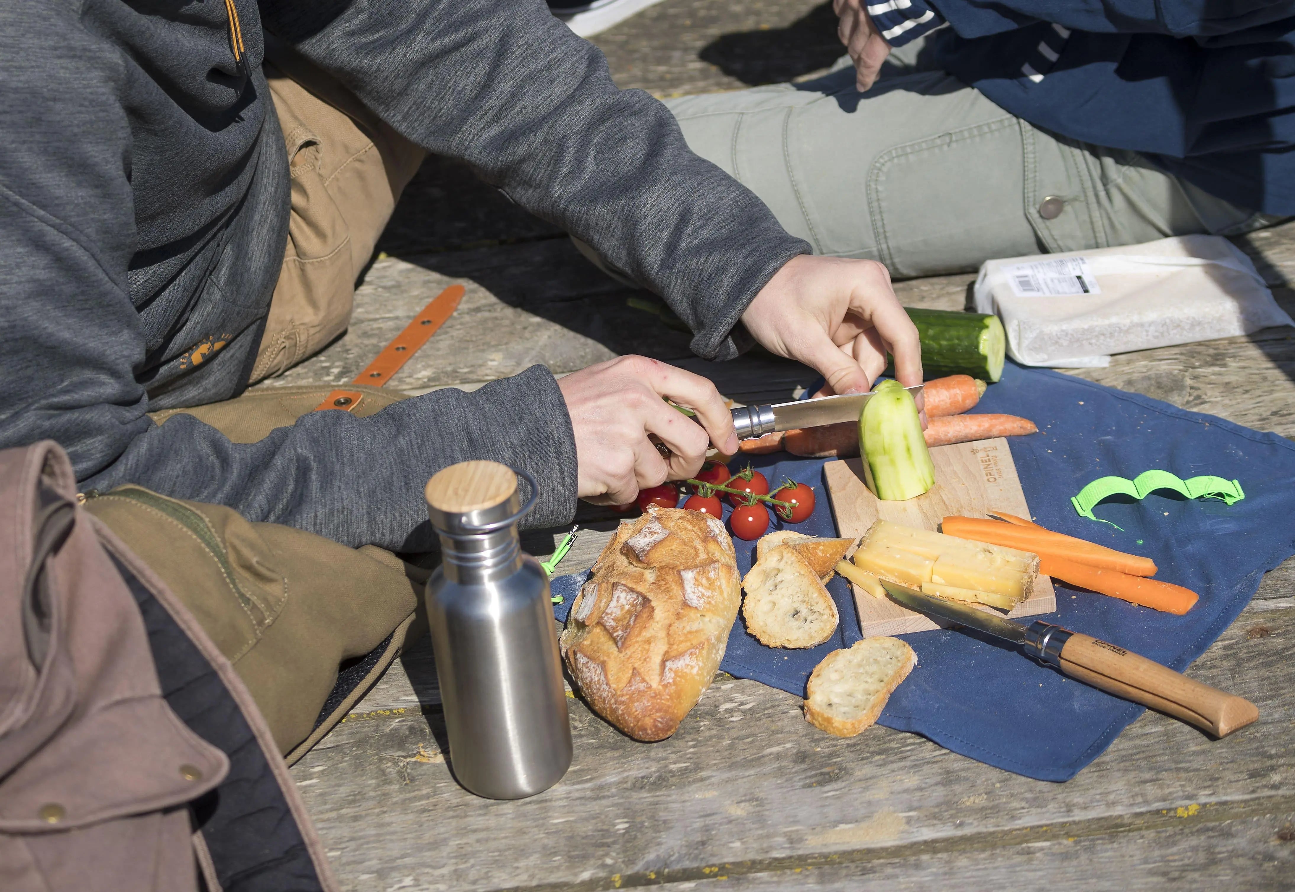Opinel Kit cuisine nomade Brotzeitset Campingküche Picknick Opinel