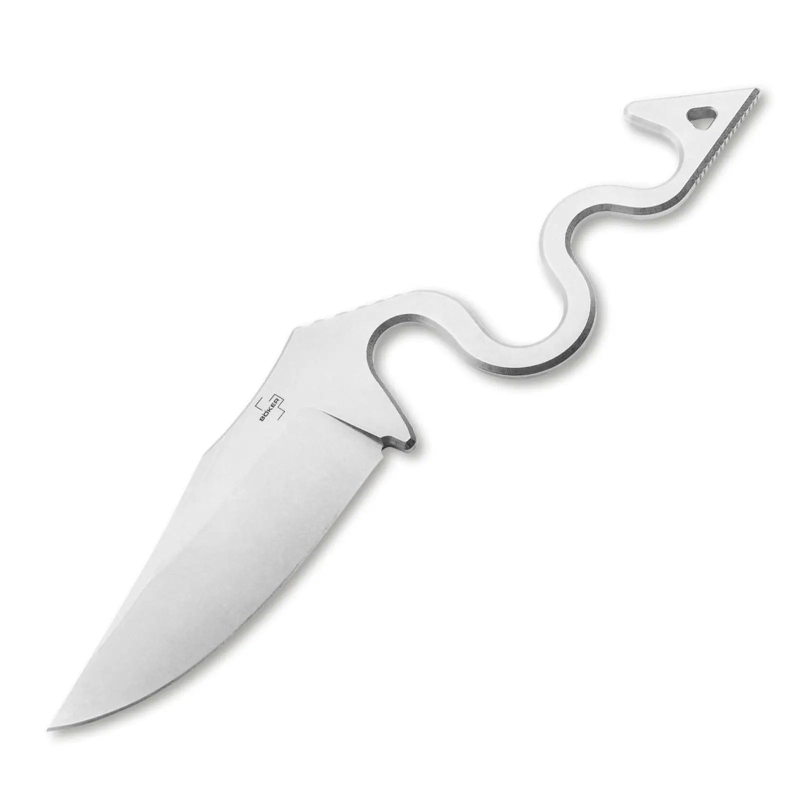 Böker Plus The Midgards Snake – Feststehendes Messer D2 Stahl, Ganzstahlkonstruktion, Kydex-Scheide Böker Plus