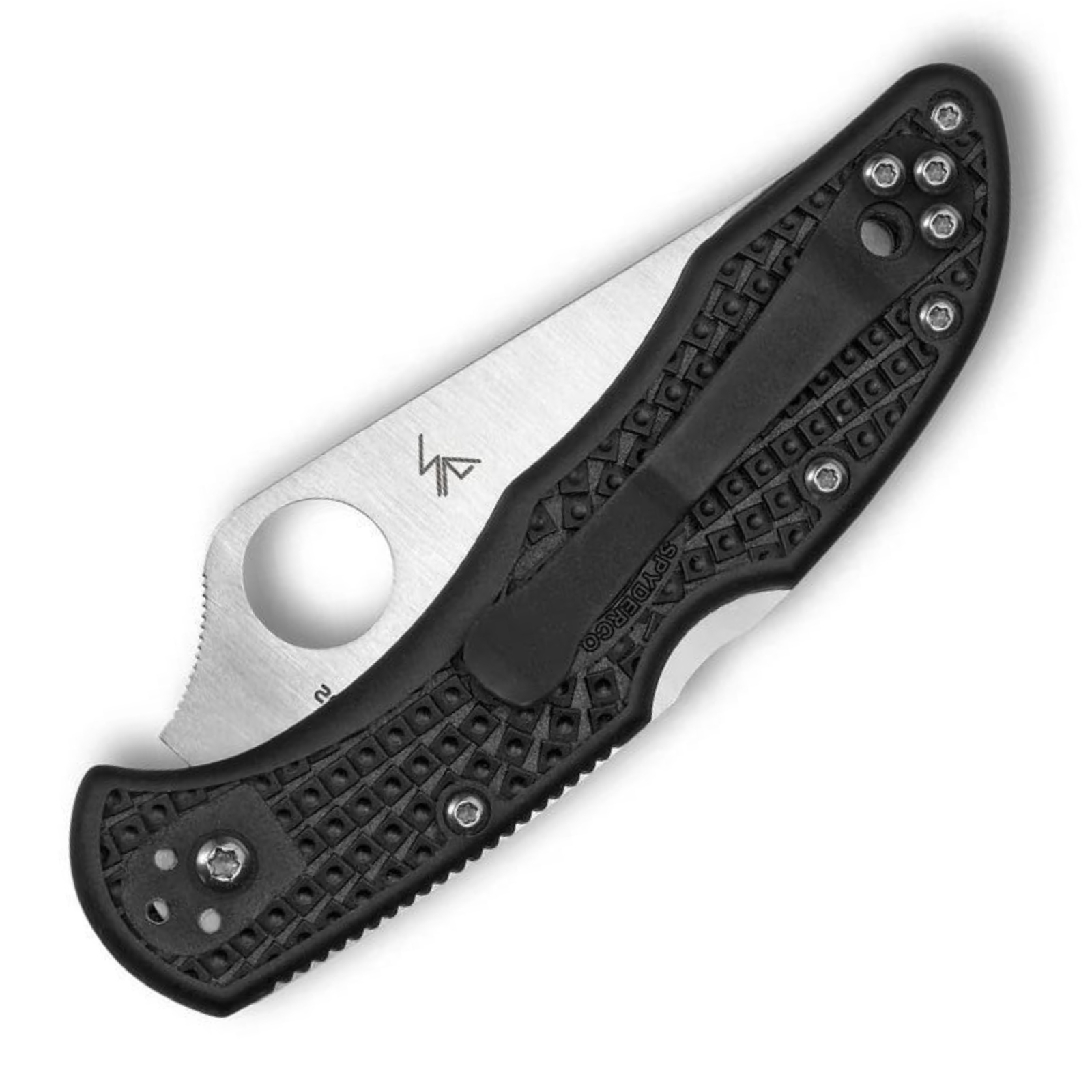 Spyderco C11PBK Delica 4 Black – VG-10 Klappmesser mit FRN Griff Spyderco