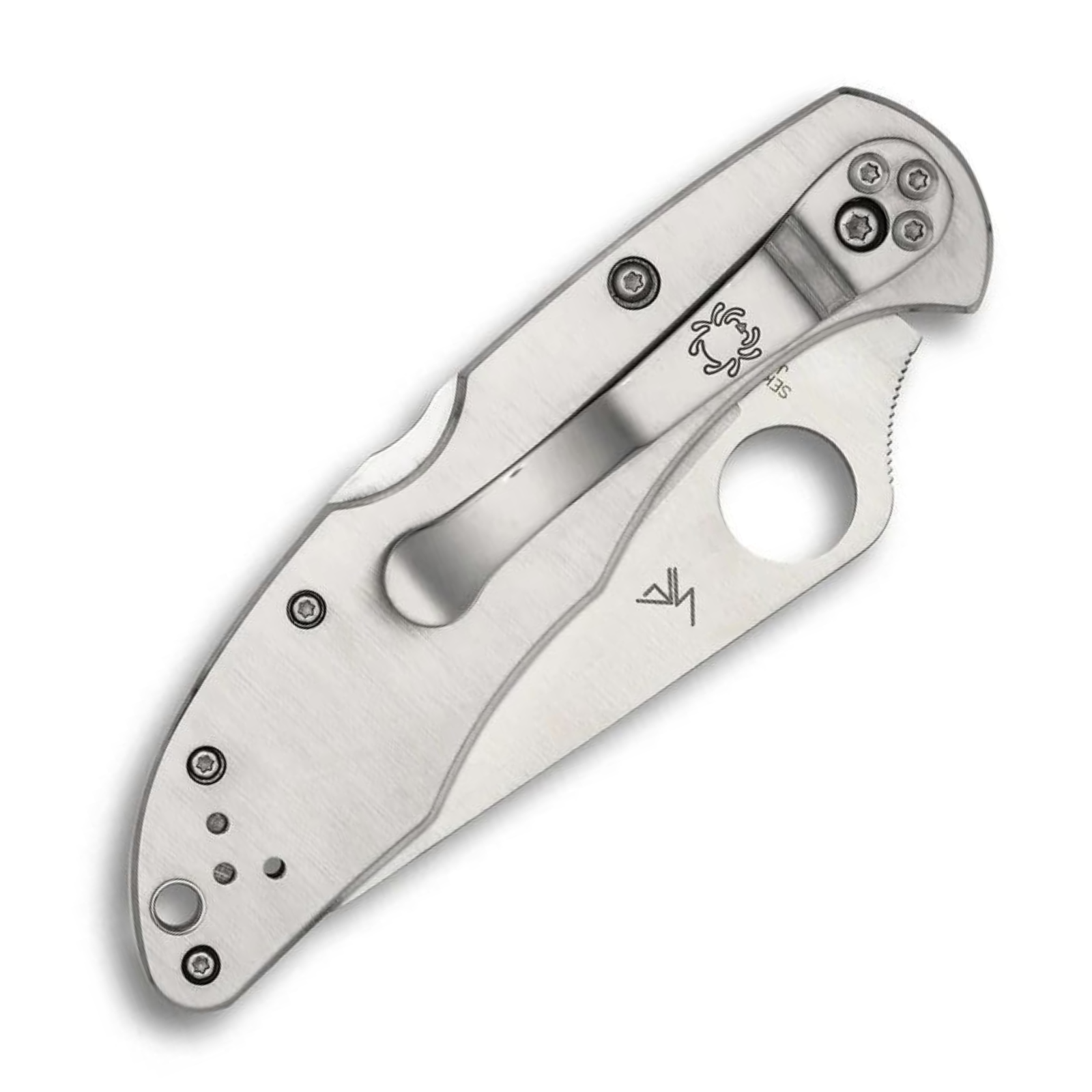 Spyderco C11P Delica 4 Stainless – VG-10 Klappmesser aus Edelstahl Spyderco