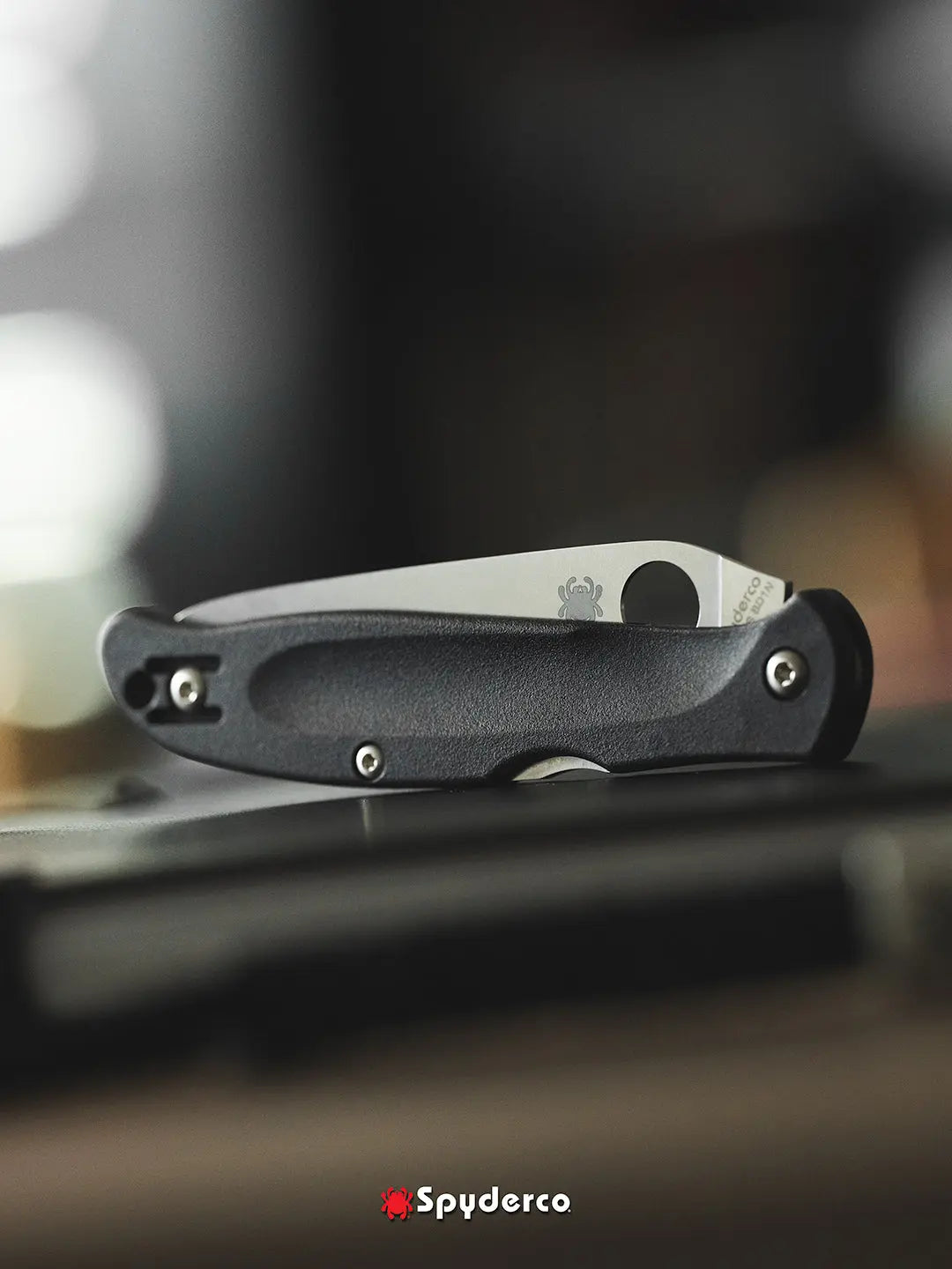 Spyderco Charisma – CTS BD1N, Black FRN, 23 g - GMELCH