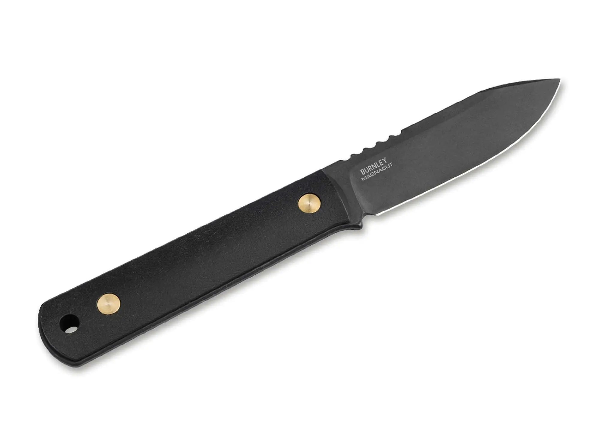 Böker BFF Packlite Allblack Stargaze – Ultraleichtes feststehendes EDC Messer mit MagnaCut-Klinge & Richlite-Griff Böker Manufaktur Solingen