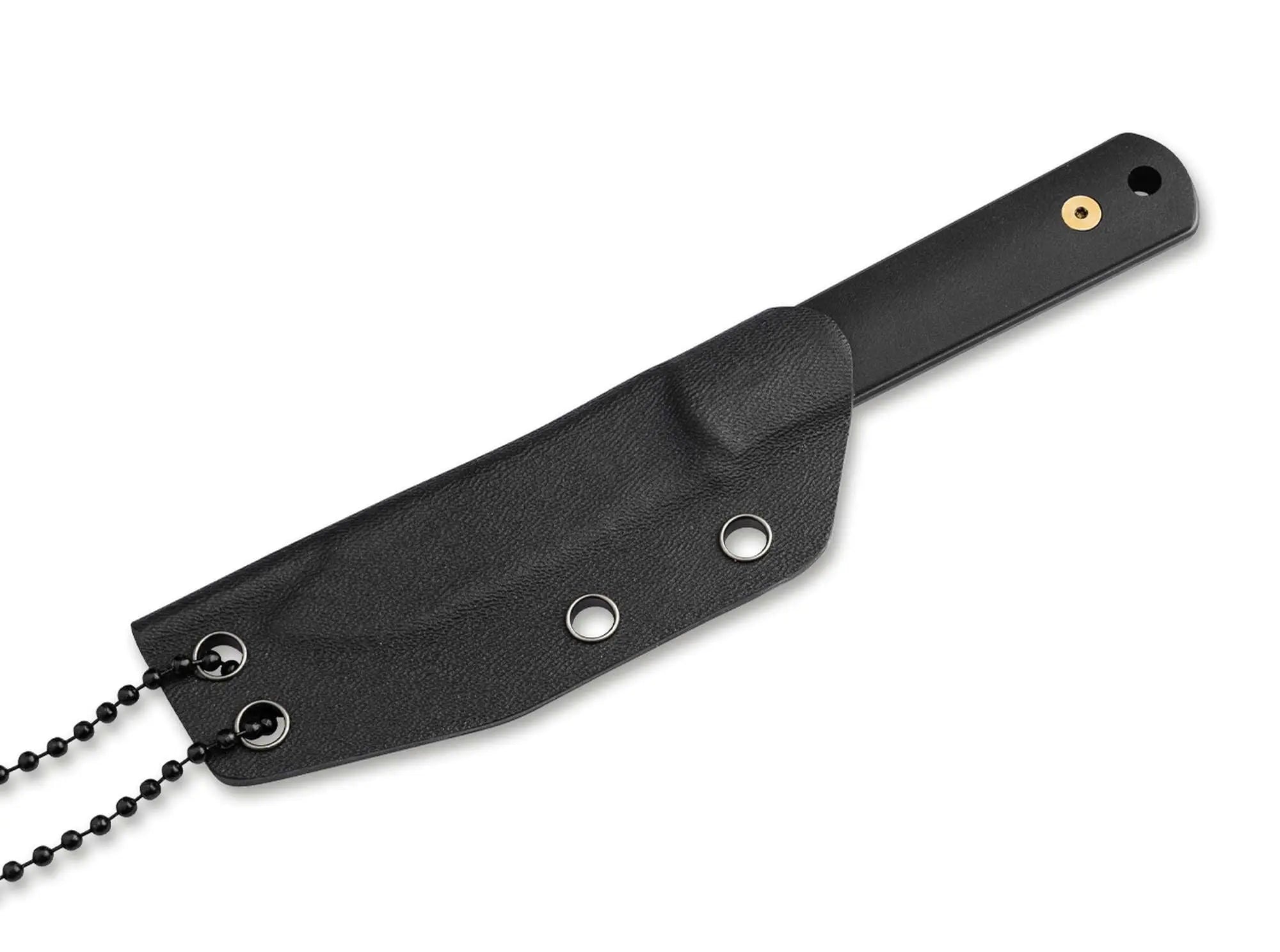 Böker BFF Packlite Allblack Stargaze – Ultraleichtes feststehendes EDC Messer mit MagnaCut-Klinge & Richlite-Griff Böker Manufaktur Solingen