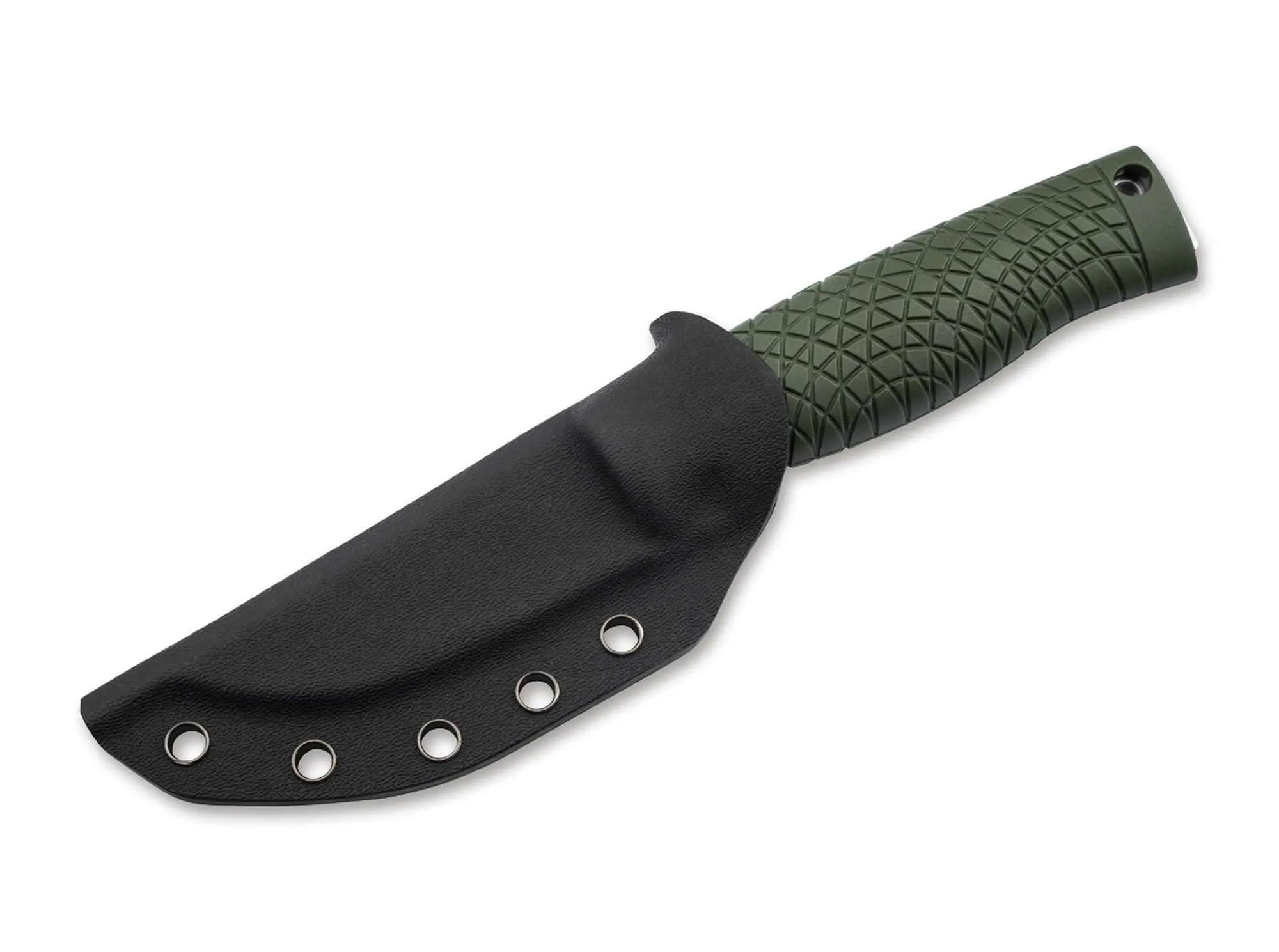 Böker Manufaktur Solingen Bronco Mini CPM-3V Green – Kompaktes Bushcraft-Messer mit Kydexscheide Böker Manufaktur Solingen