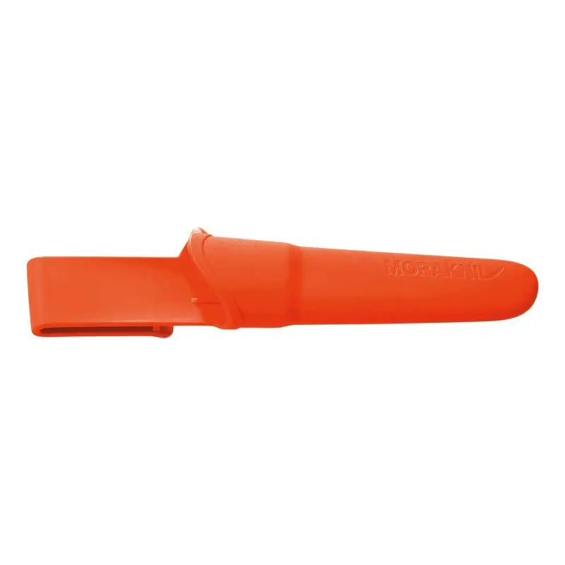 Morakniv Companion (S) Outdoor Messer Hi-Vis Orange – 12C27 Edelstahl, Scandi Schliff & rutschfester Griff Morakniv