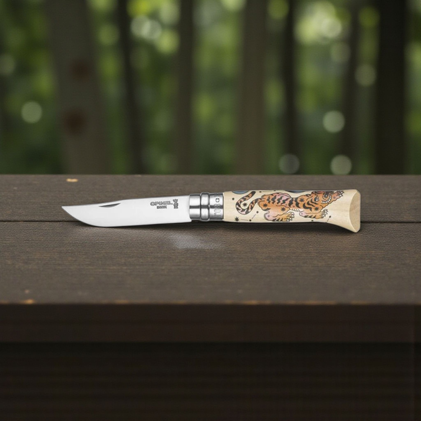 Opinel N°08 Cosmos Dalkhafine – Limitierte Edition (8.200 Stück, Made in France) Opinel
