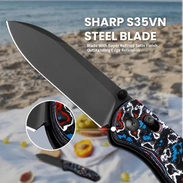 Kizer Drop Bear Nebula CF Fatcarbon Handle Kizer