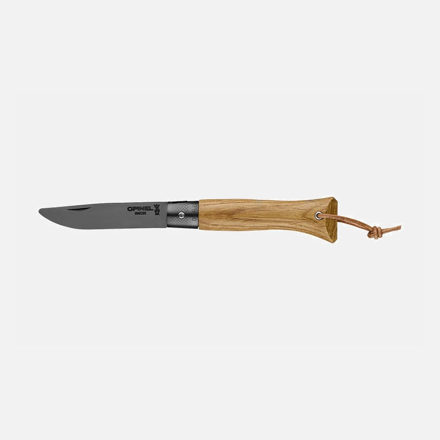 Opinel neo6 Taschenmesser Eiche Black rostfrei 7cm Opiflex® Alltagsmesser Opinel