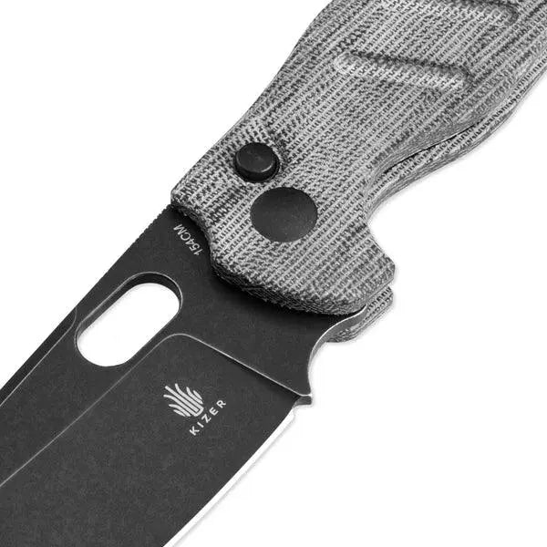 Kizer Sheepdog C01C Micarta Black Button Lock Kizer