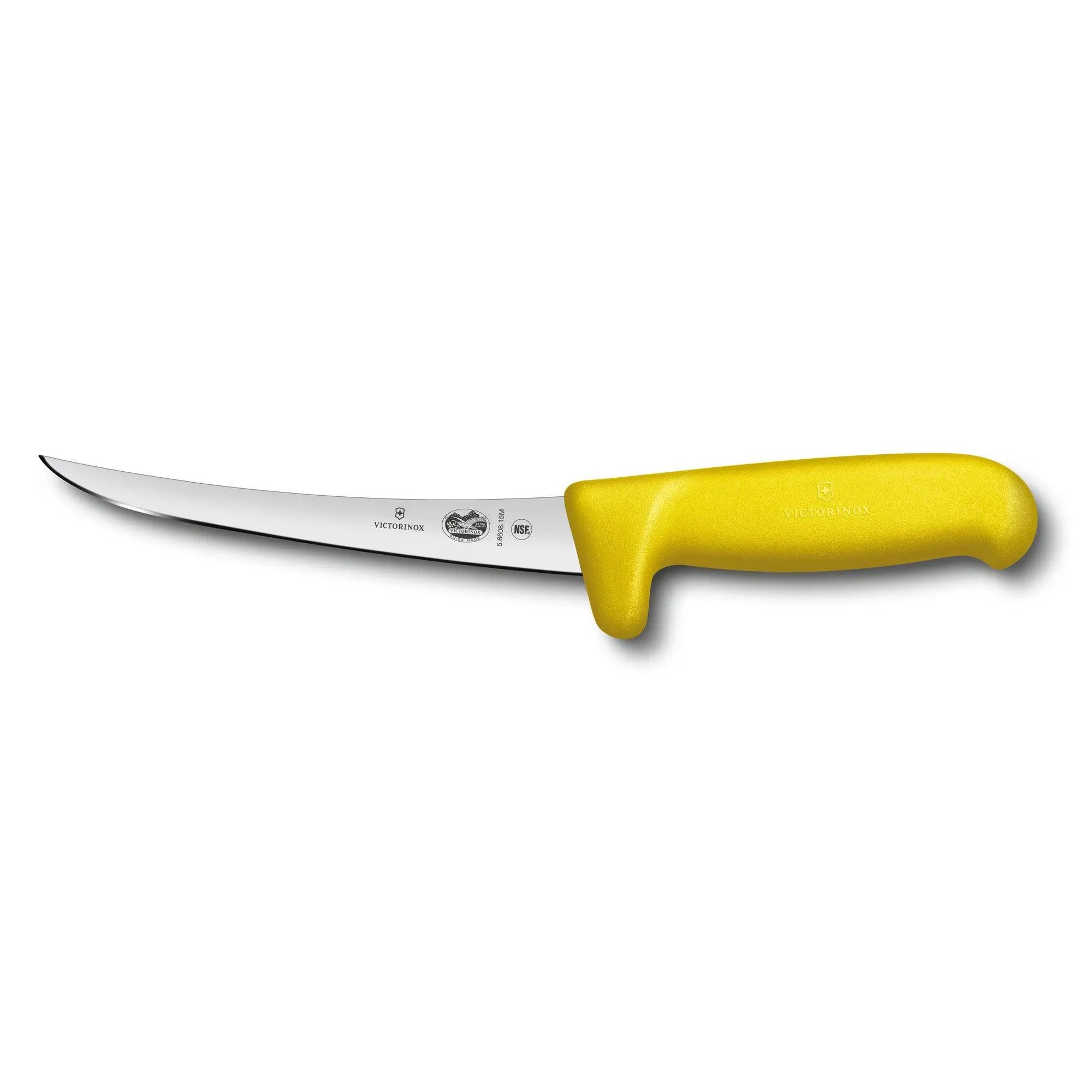Victorinox Ausbeimesser 15 cm Fibrox 5.6603.15M schwarz gelb Victorinox
