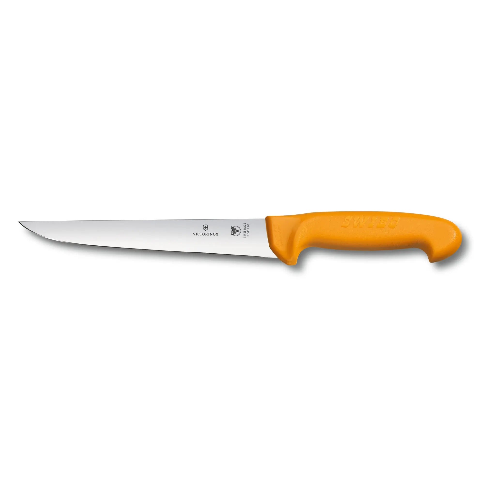 Victorinox Swibo Stechmesser 20 cm gerade – Victorinox Profi-Fleischermesser für Schlachtung und Zerlegung 5.8411.20 Victorinox