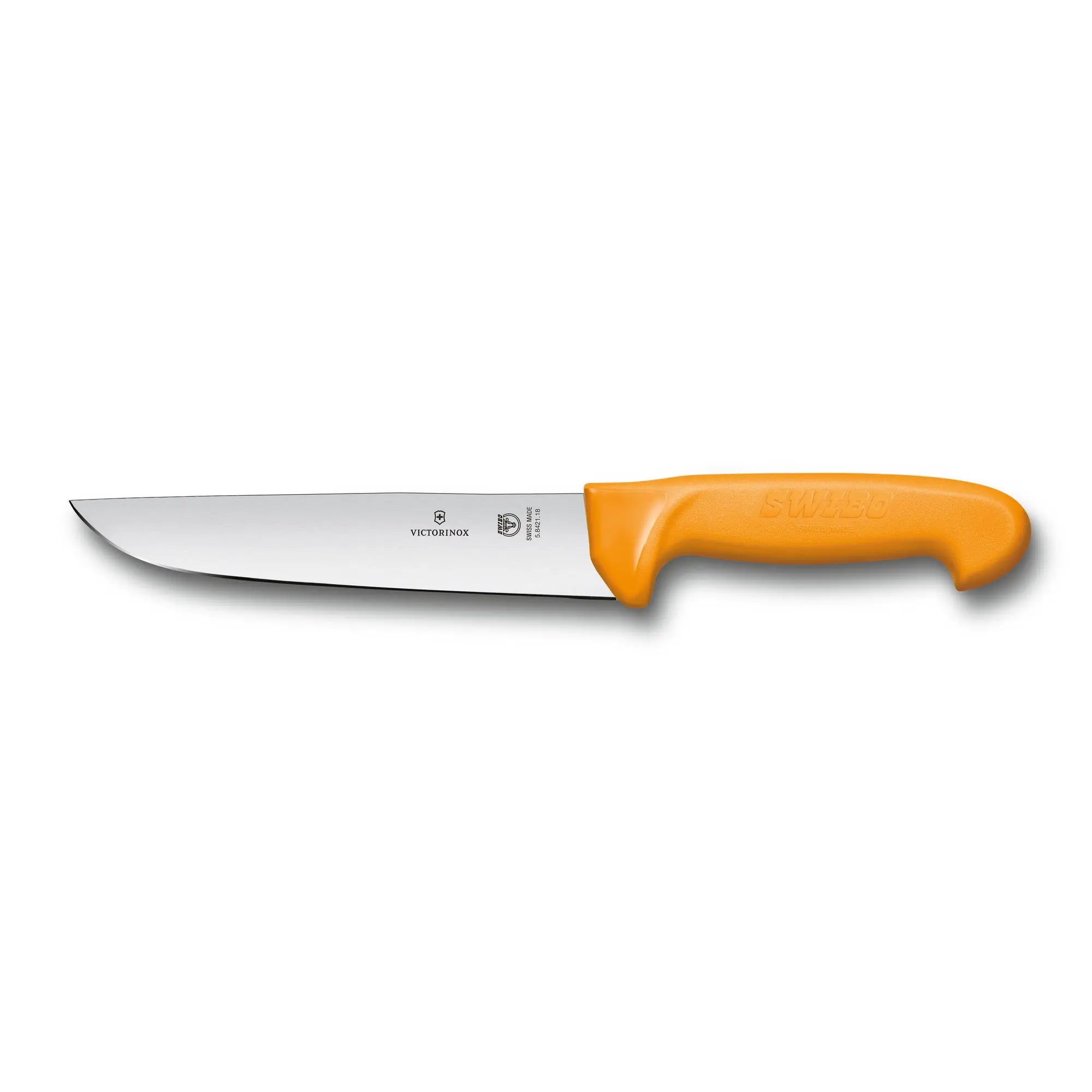 Victorinox Swibo Schlachtmesser mit 18 cm gerader Klinge. Hygienisch, robust & spülmaschinenfest 5.8421.18 Victorinox