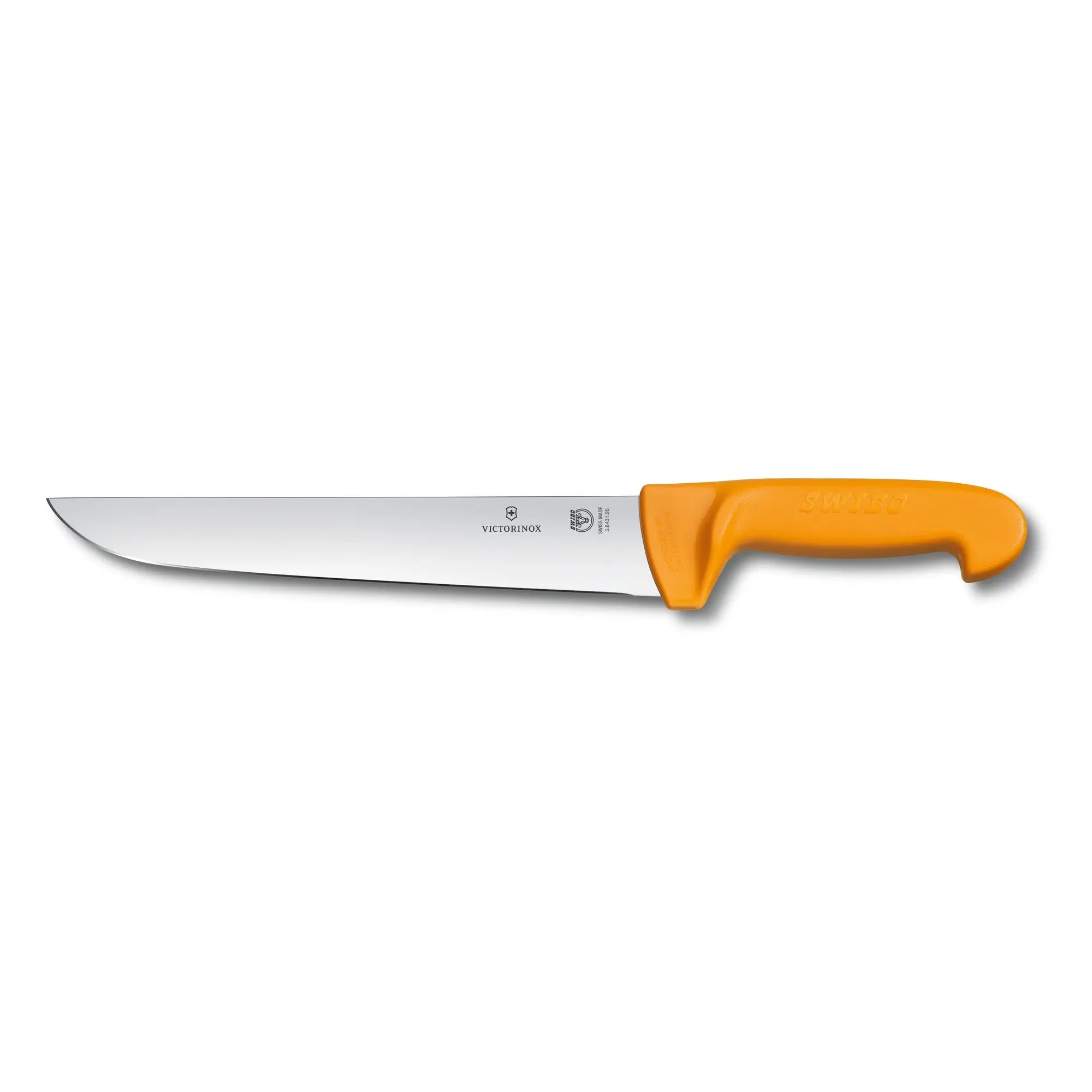 Victorinox Swibo Schlachtmesser mit 29 cm gerader Klinge – robust, hygienisch & ergonomisch. Ideal für den Profi-Einsatz 5.8431.29 Victorinox