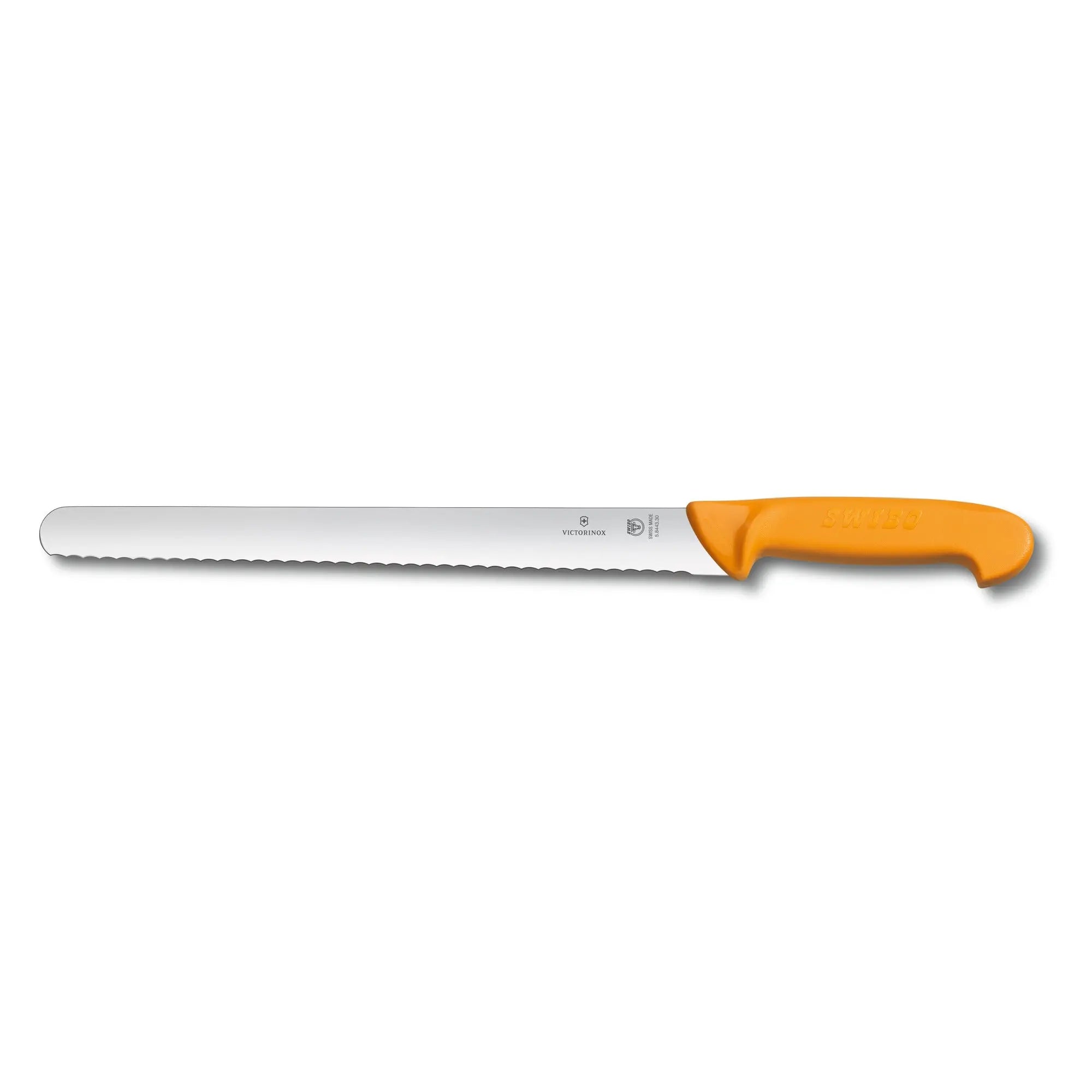 Victorinox Swibo Abspeckmesser 35 cm mit Wellenschliff – Victorinox Profi-Fleischmesser für Metzgerei und Zerlegearbeiten 5.8443.35 Victorinox