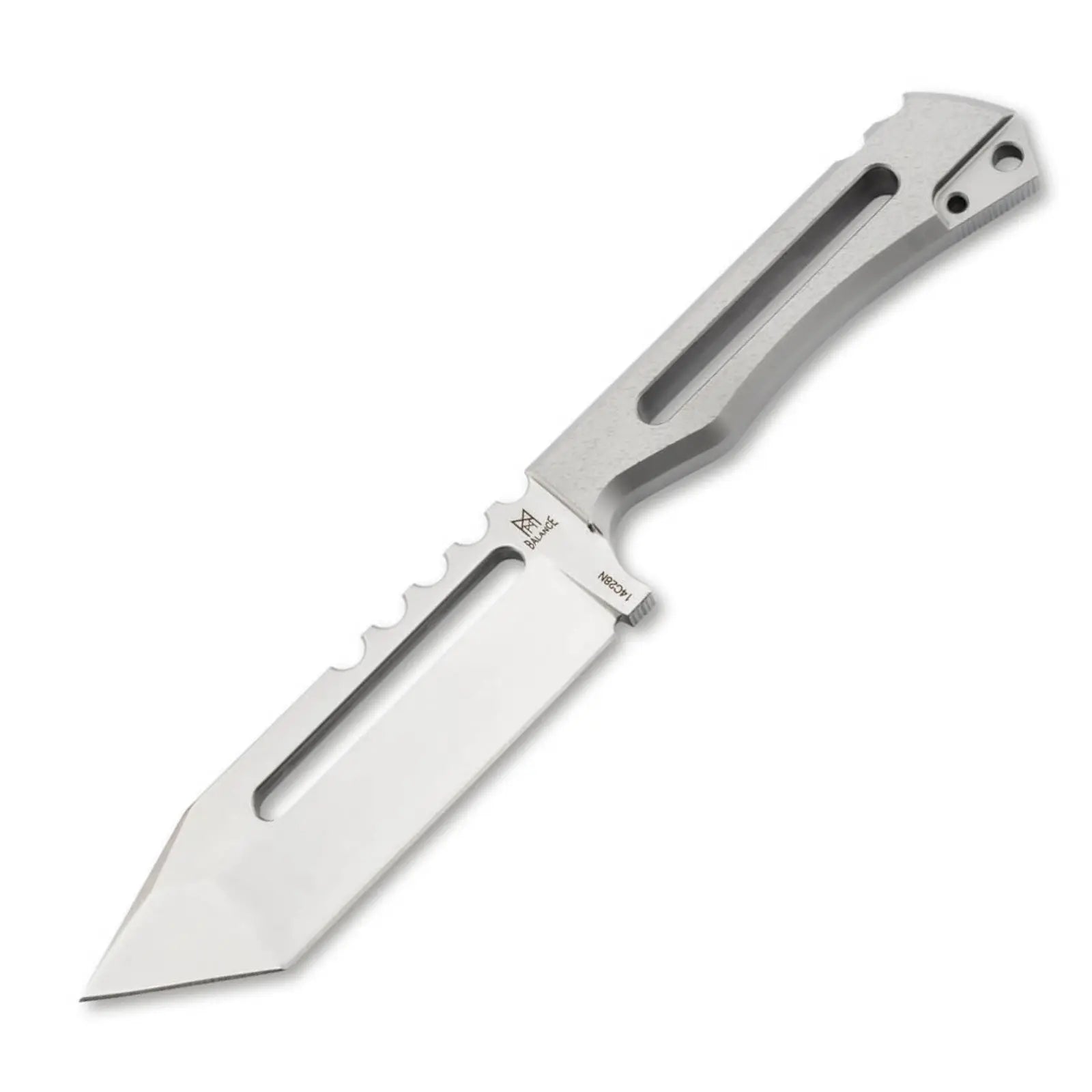 Midgards Messer Hödur Tanto Balance Line – kompaktes feststehendes EDC Midgards-Messer