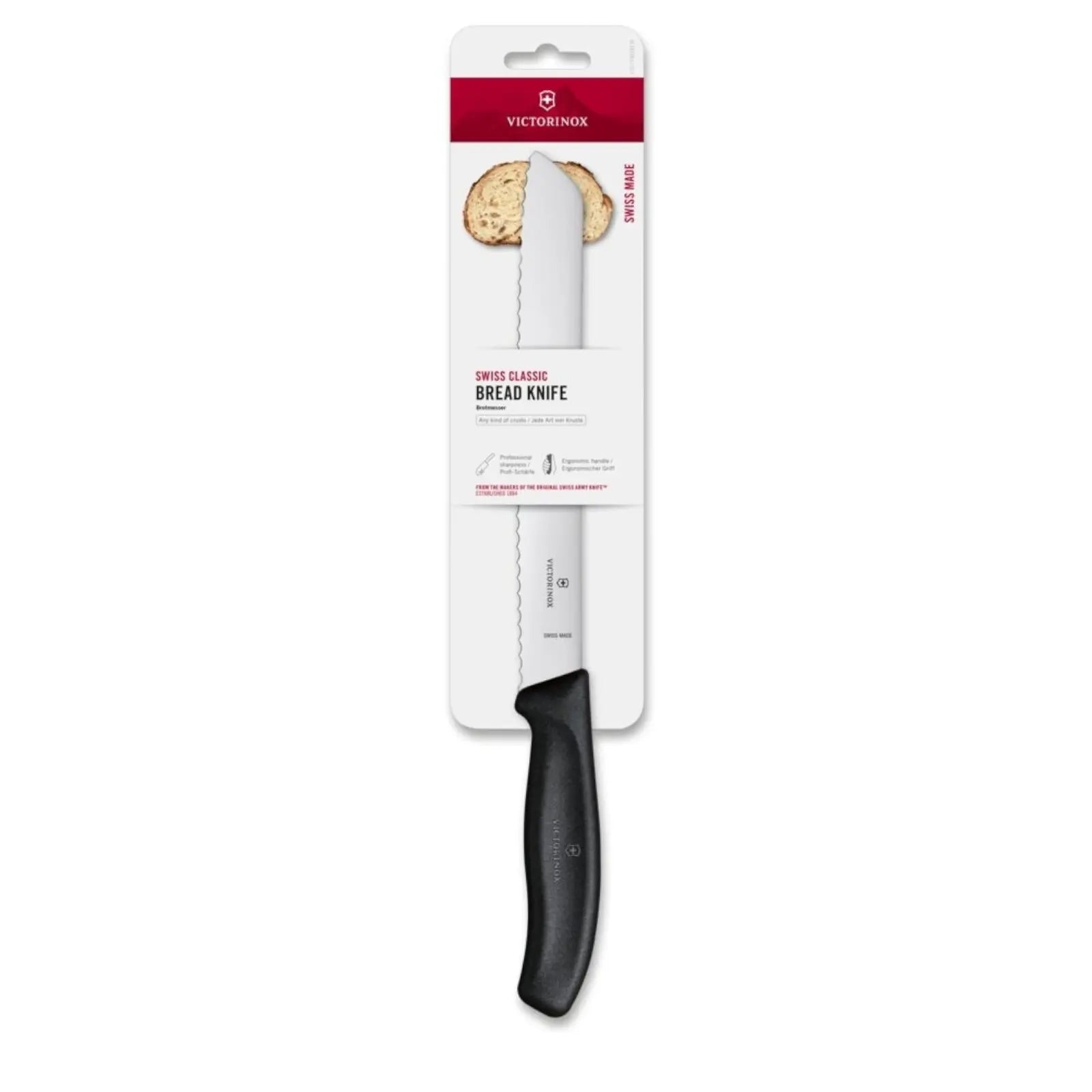 Victorinox Swiss Classic Brotmesser Wellenschliff Messer Küchenmesser Victorinox