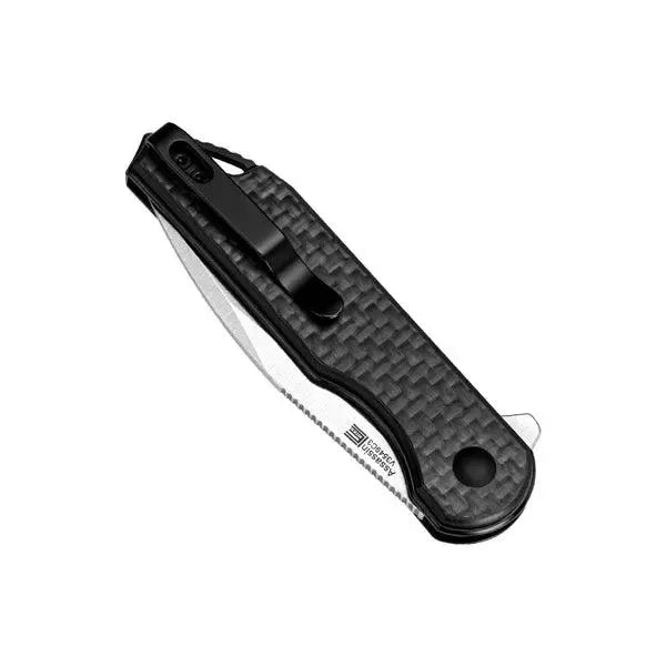 Kizer Assassin CF G10 Black Button Lock Kizer