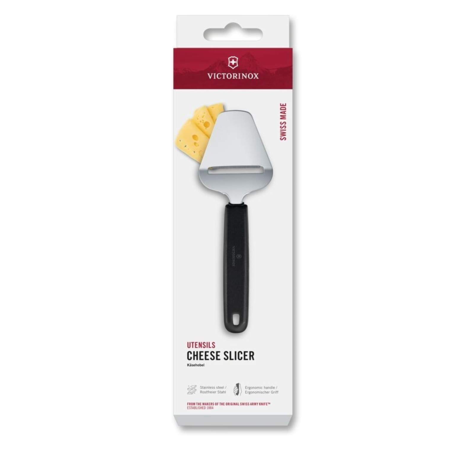 Victorinox Käseschneider schwarz Käsehobel Käsemesser 7.6091.3 Victorinox