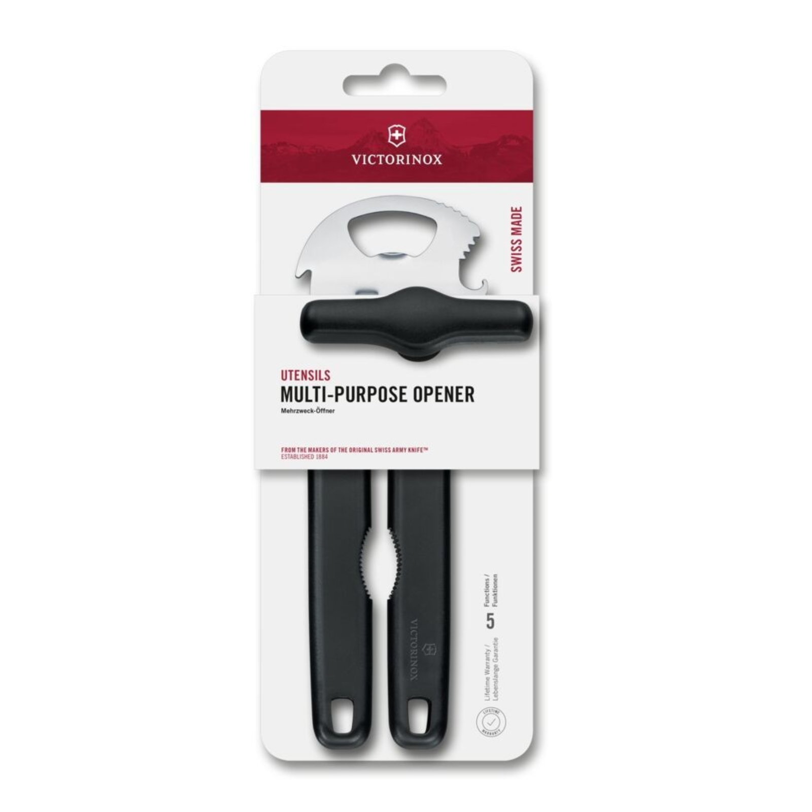 Victorinox Mehrzweck Öffner schwarz Flaschenöffner Dosenöffner 7.6878.3 Victorinox