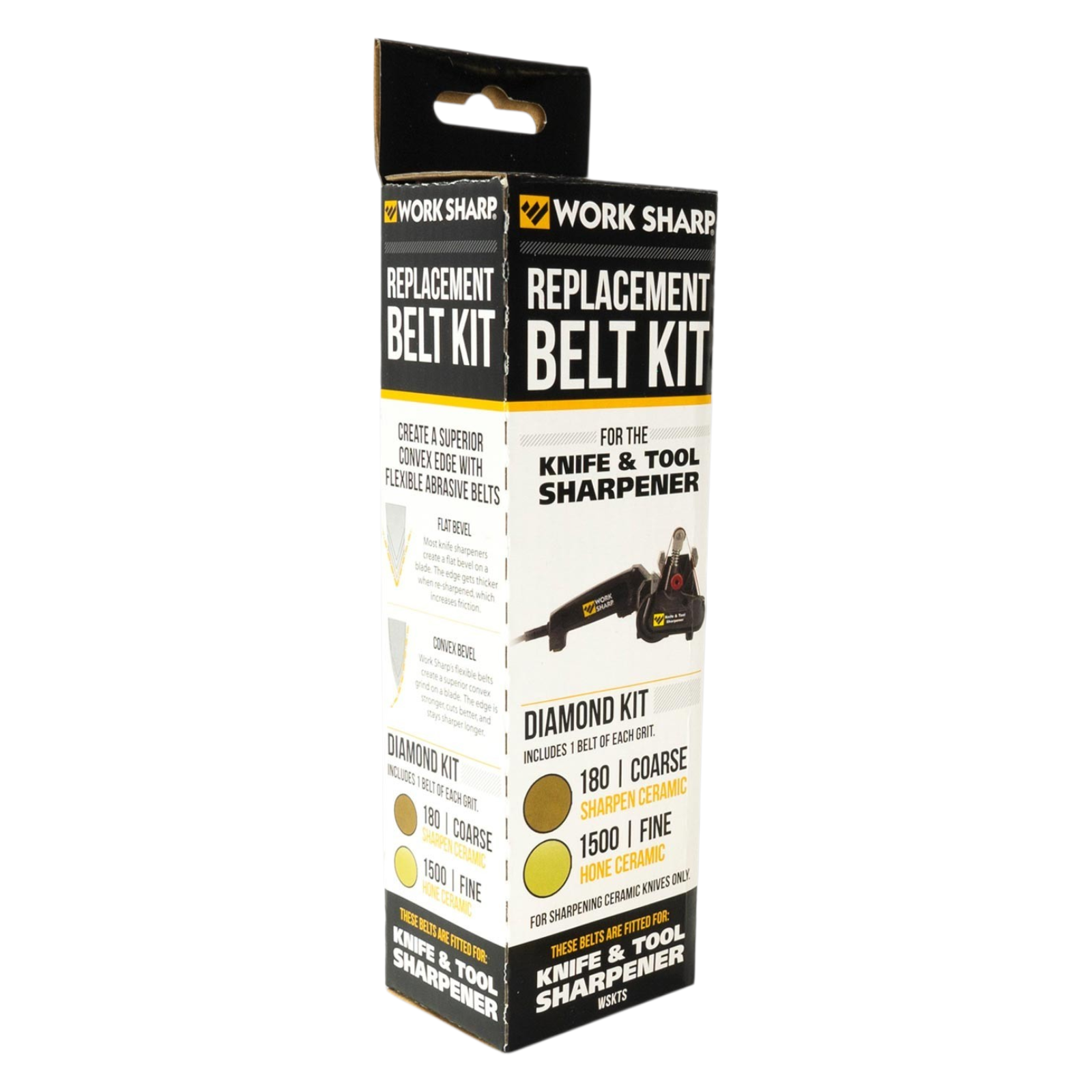 Work Sharp WSKTS Diamond Belt Kit 180/1500 | Schleifbänder für Keramikklingen Work Sharp