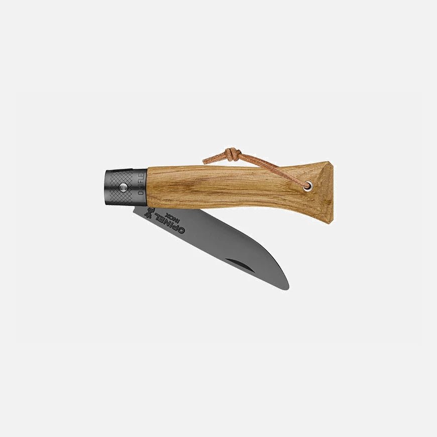 Opinel neo6 Taschenmesser Eiche Black rostfrei 7cm Opiflex® Alltagsmesser Opinel