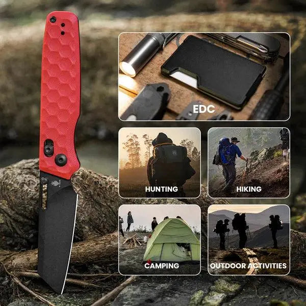 Kizer Task Nitro-V G10 Red Black Blade Kizer