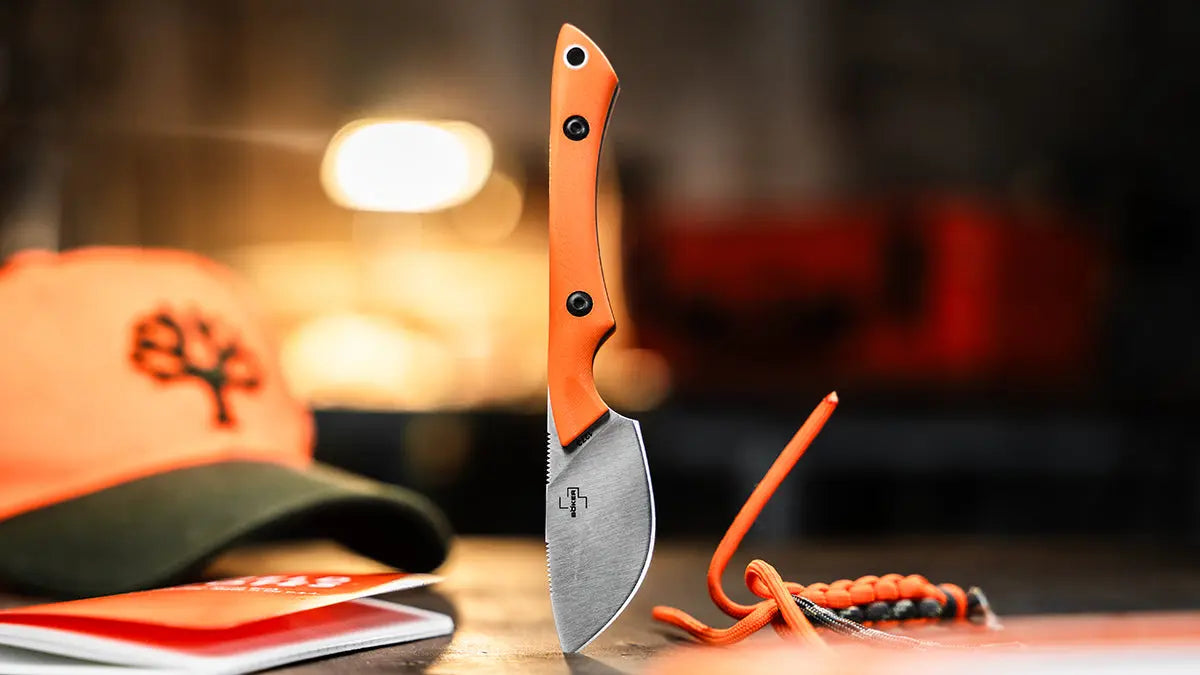 Böker Plus M.U.K. Orange – kompaktes Nessmuk-Fixed-Blade für Jagd & Outdoor Böker Plus