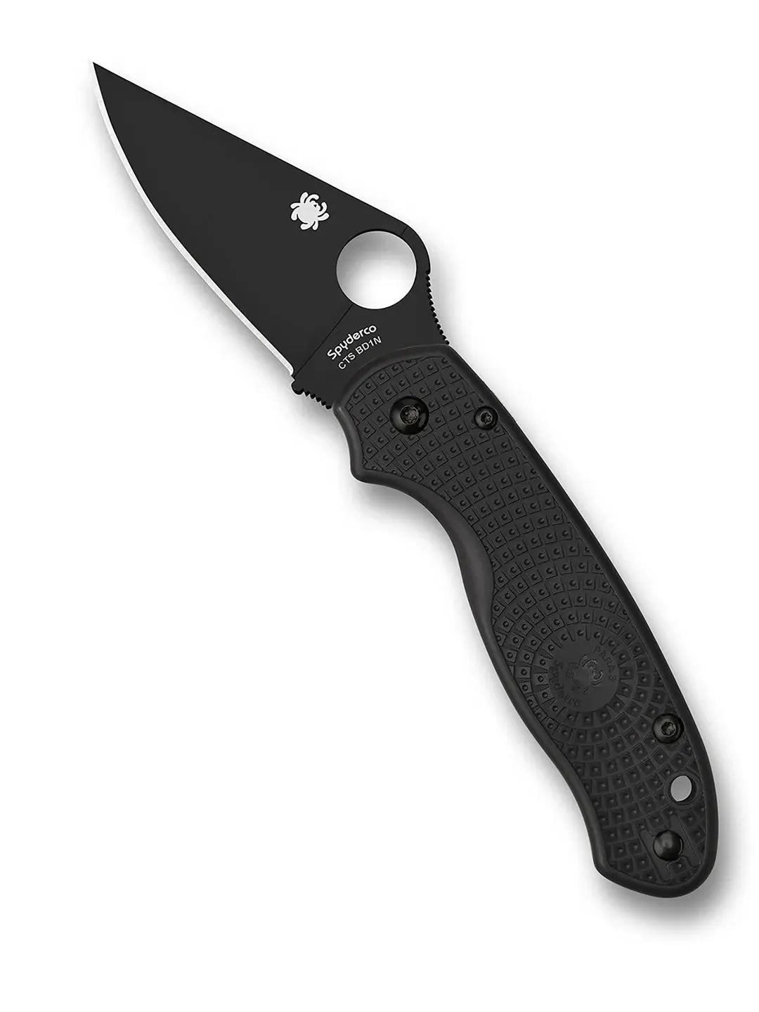 Spyderco C223PBBK Para 3 Lightweight – CTS BD1N, Black FRN, Black Blade Spyderco