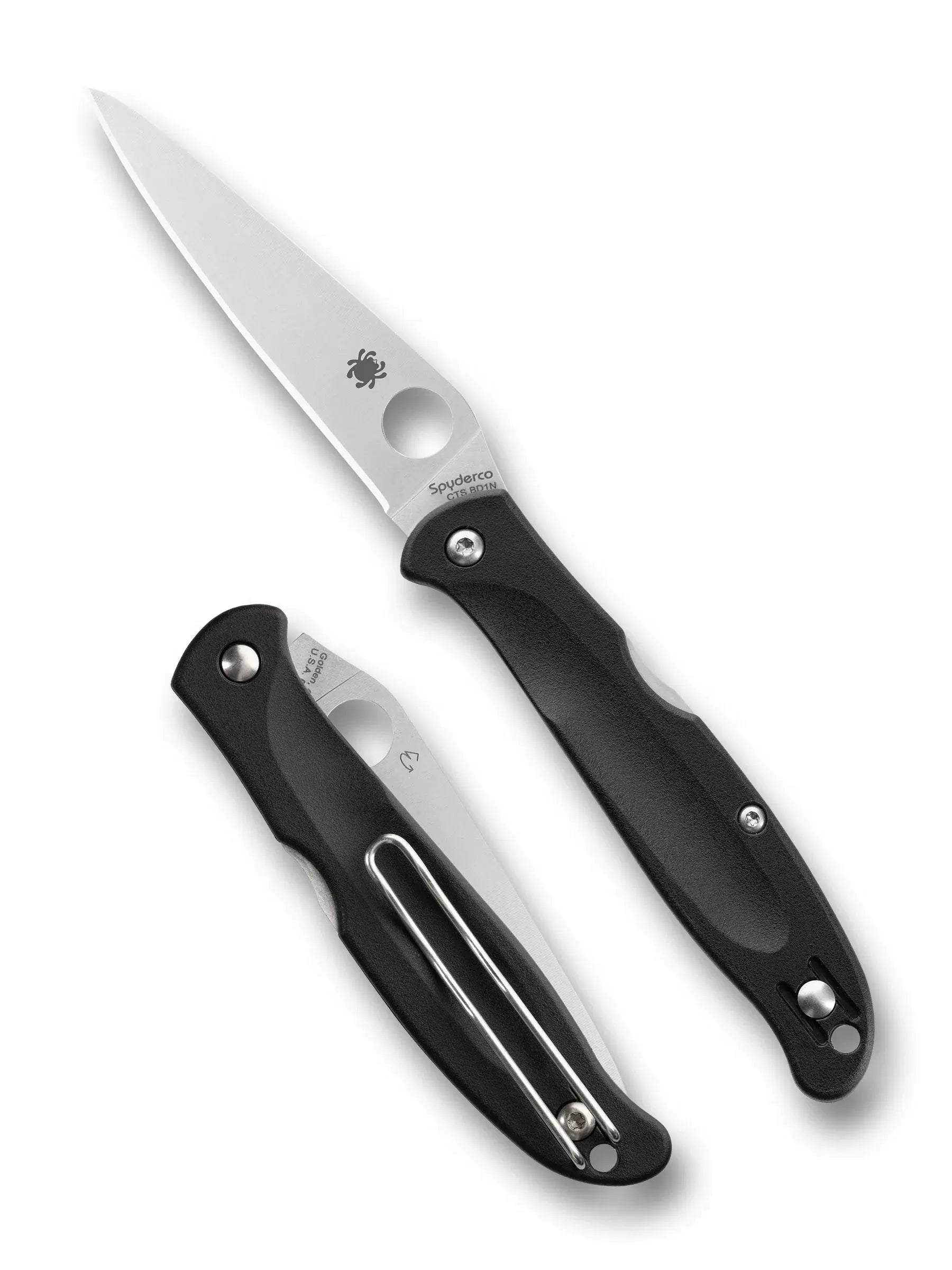 Spyderco Charisma – CTS BD1N, Black FRN, 23 g - GMELCH