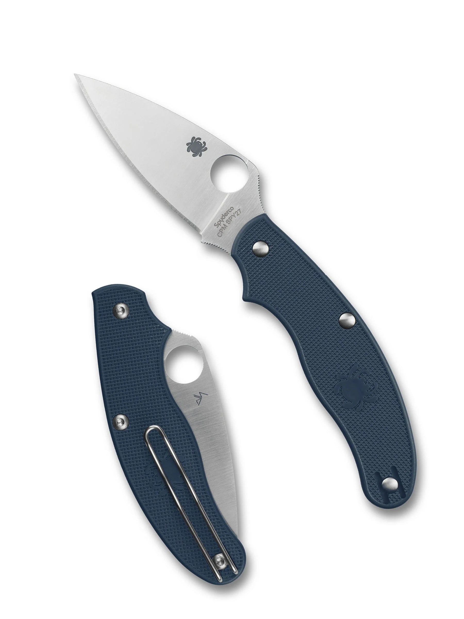 Spyderco UK Penknife™ CPM SPY27® – Blue FRN Slipjoint (C94PCBL) 42a konform Spyderco