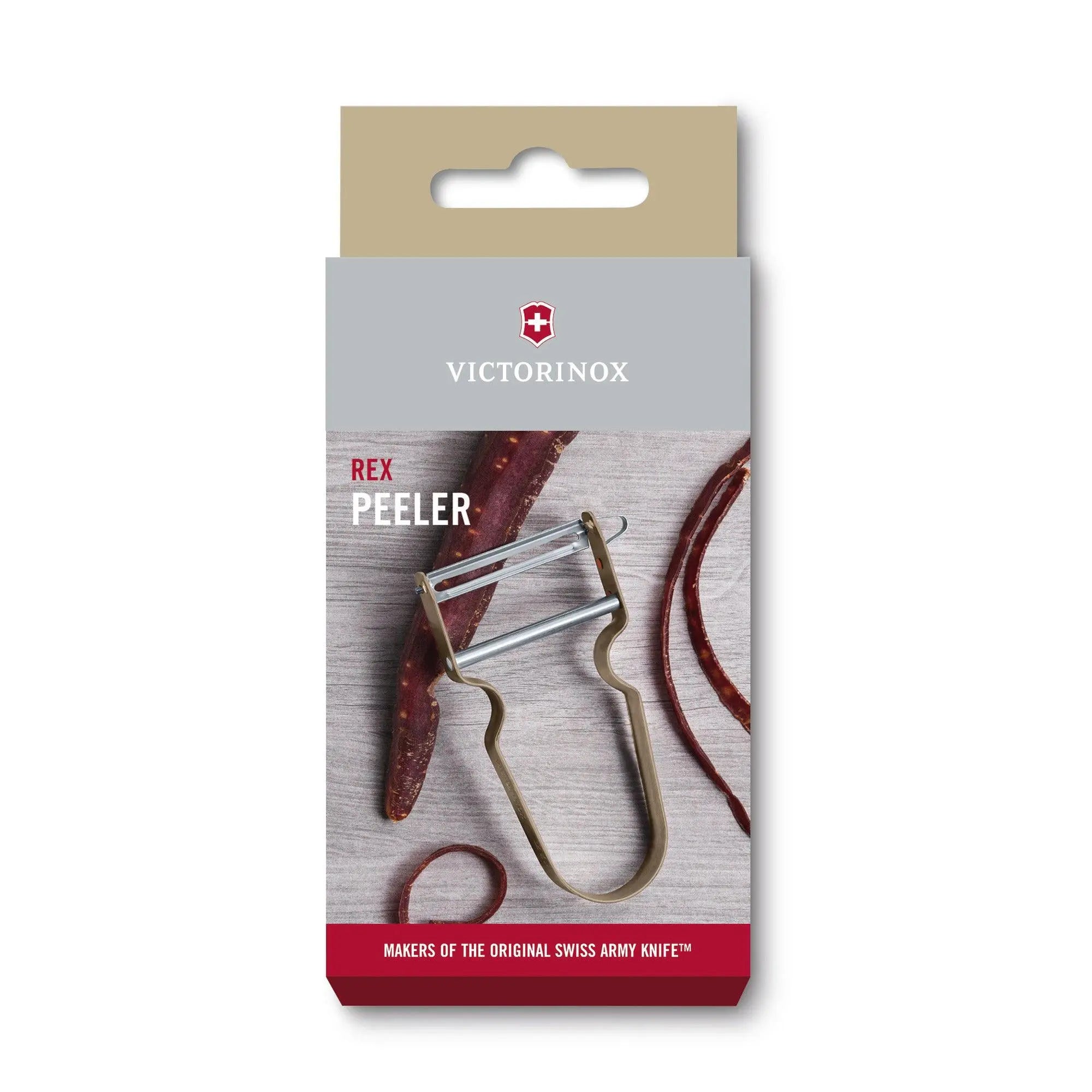 Victorinox 2er Set REX SPARSCHÄLER: Ergonomische Form für leichtes Arbeiten und maximalen Komfort Victorinox