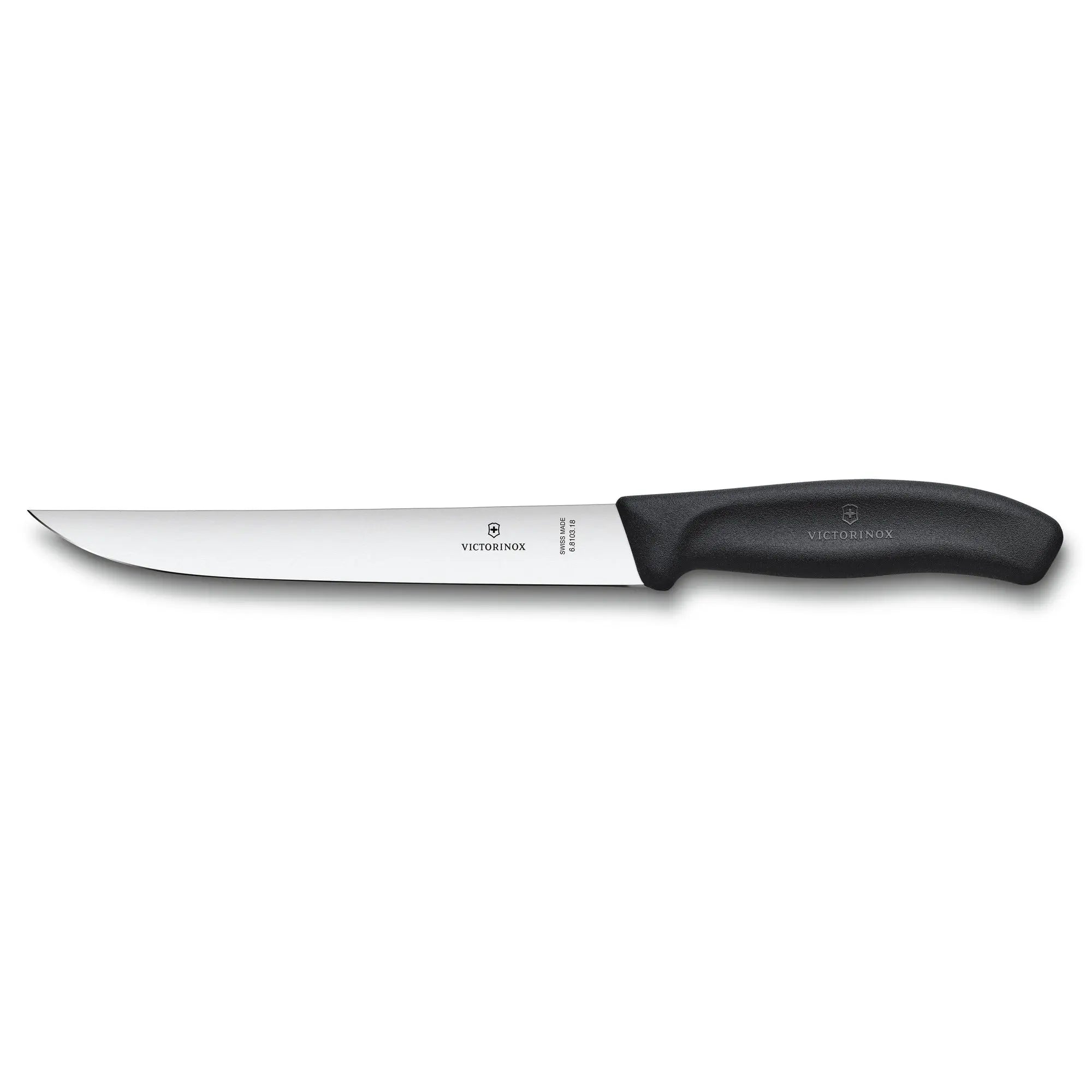 Victorinox Swiss Classic, Tranchiermesser, 18cm, gerade, schwarz, 6.8103.18B Victorinox