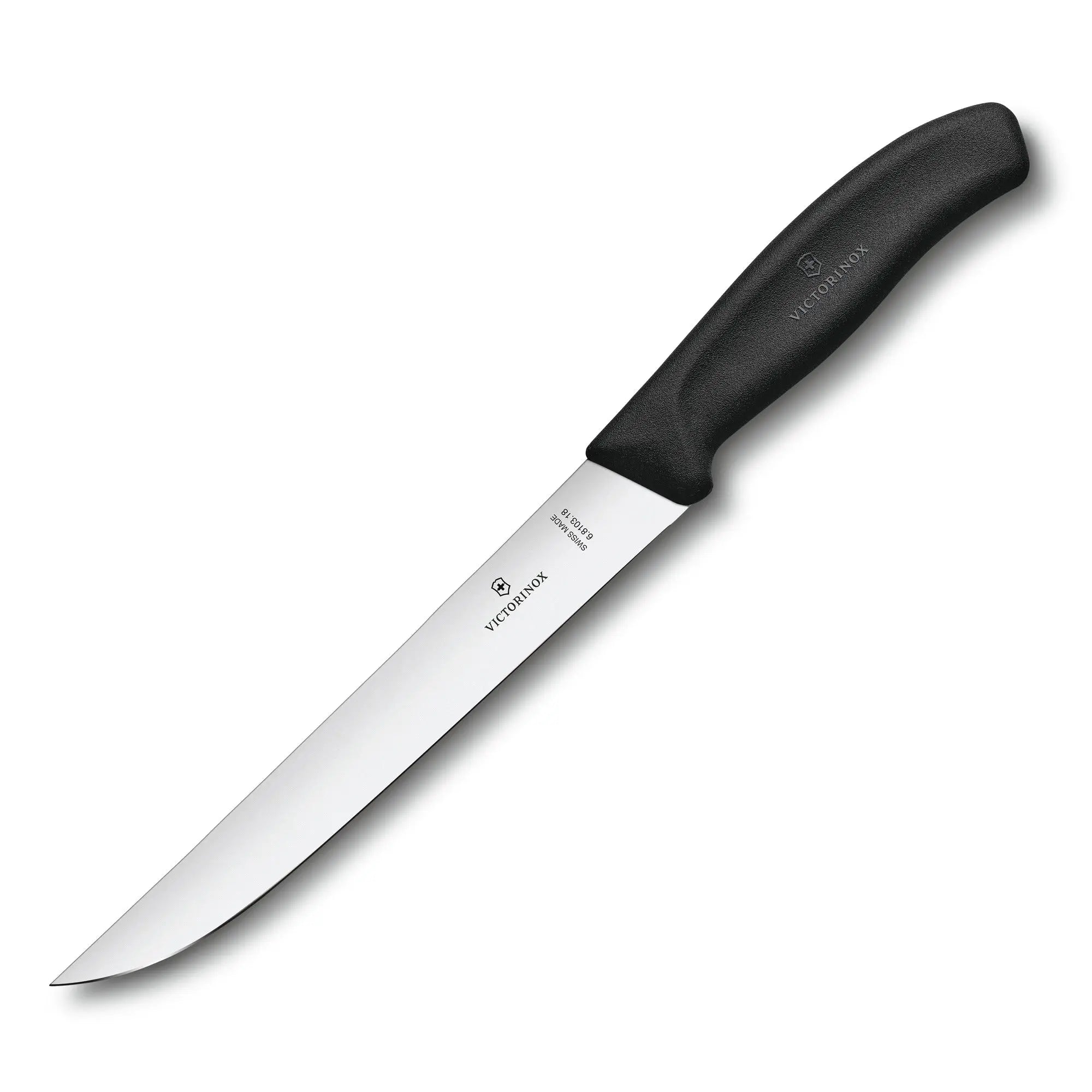 Victorinox Swiss Classic, Tranchiermesser, 18cm, gerade, schwarz, 6.8103.18B Victorinox