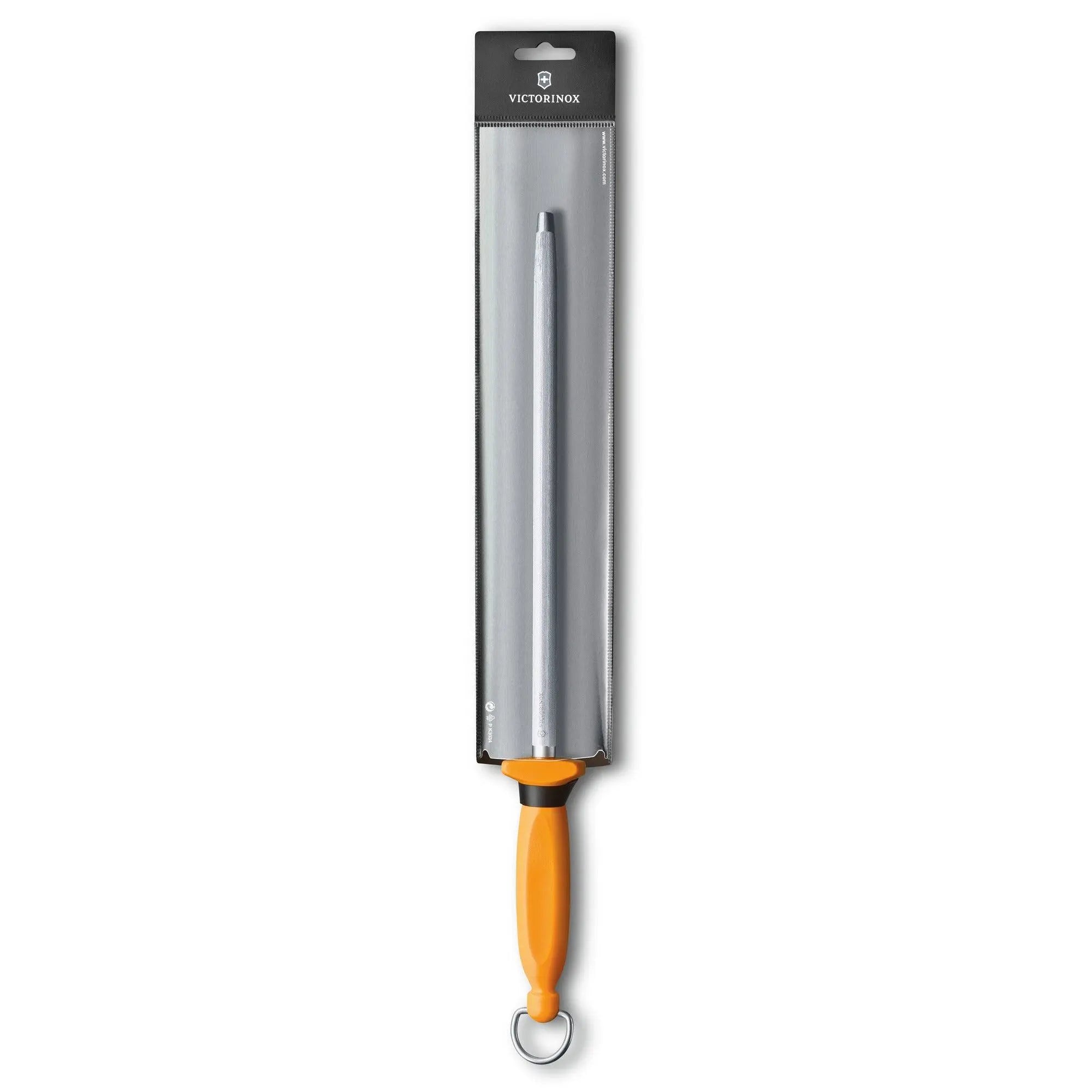 Victorinox Swibo, Metzgerstahl, 30cm, Feinzug, rund, orange 7.8515 Victorinox