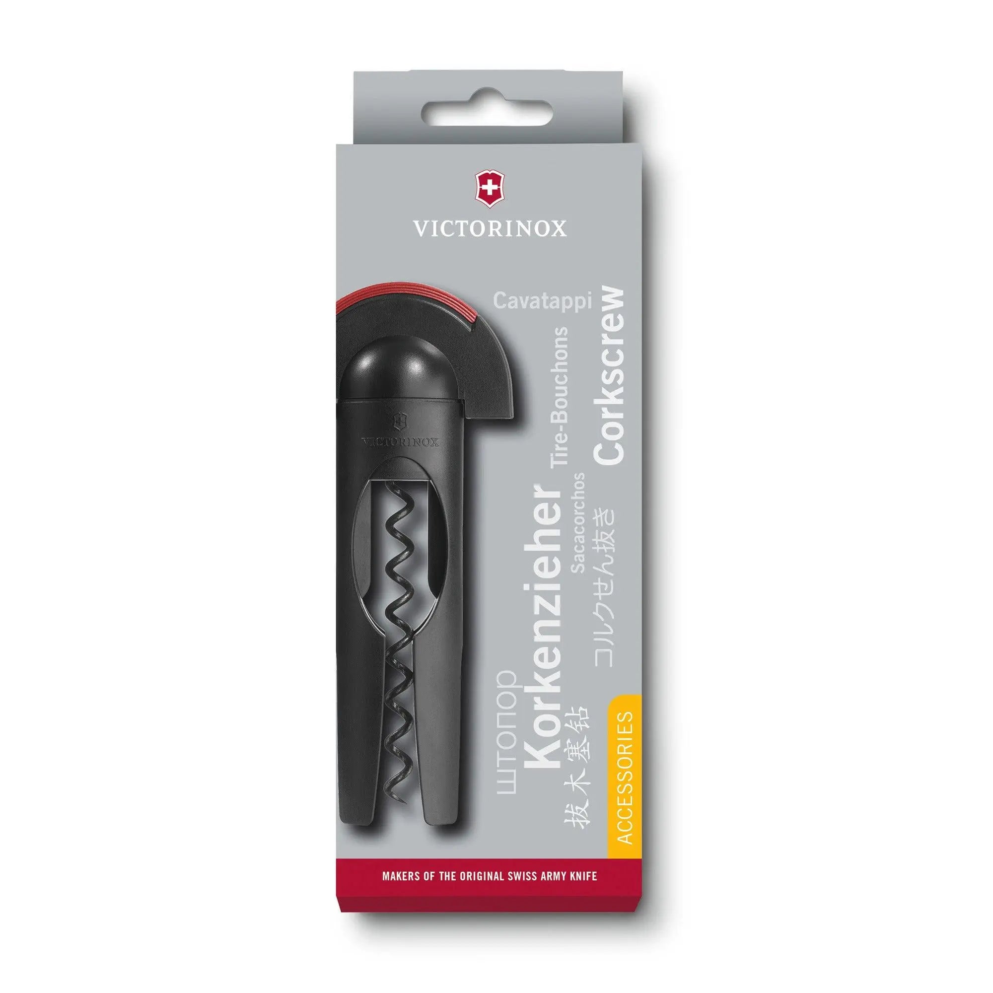 Victorinox Korkenzieher öffnet Flaschen schnell, sicher und mühelos Victorinox