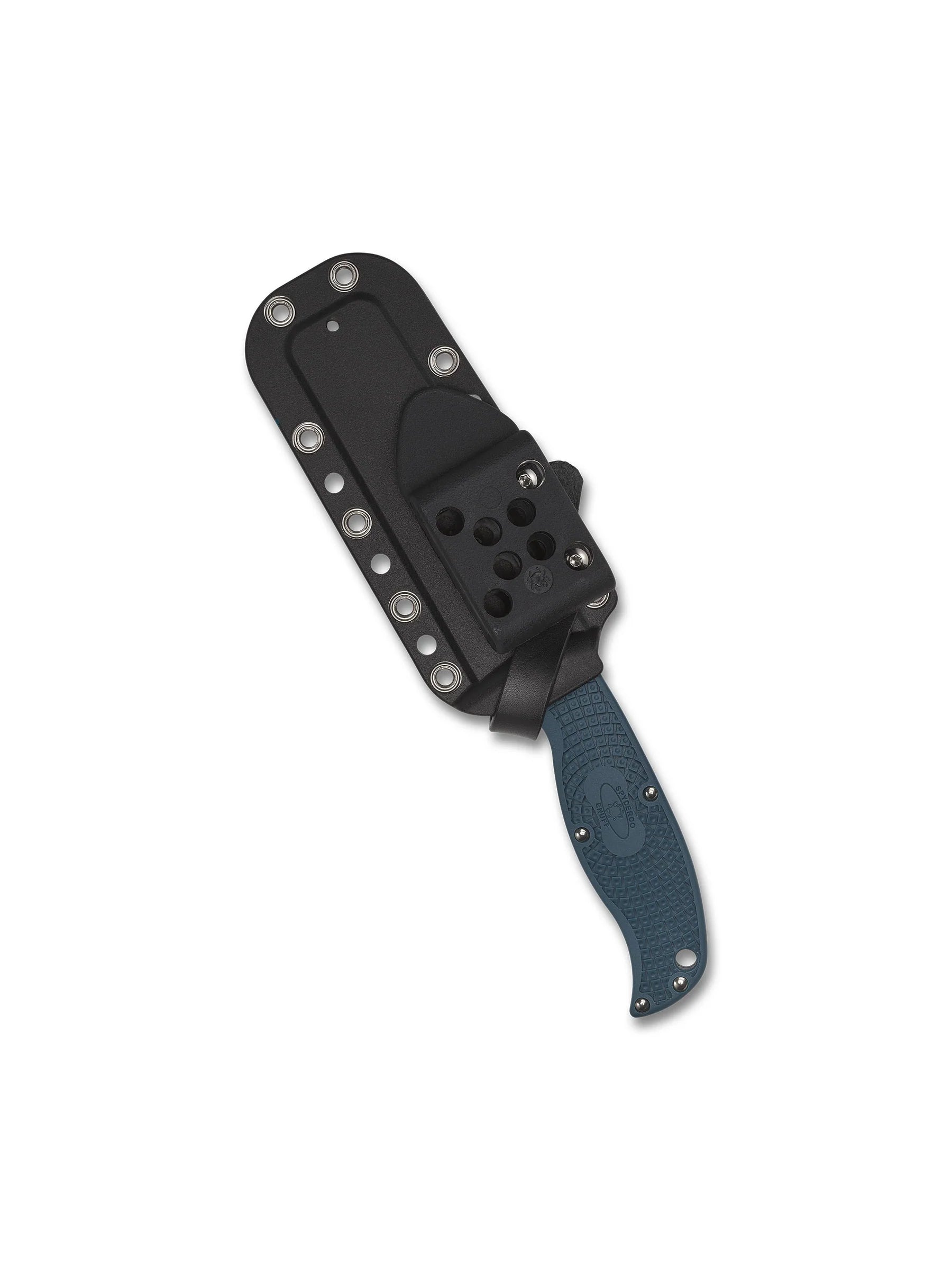 Spyderco FB31PBL2K390 Enuff 2 – K390 Tool Steel | Blue FRN | Made in Japan Spyderco