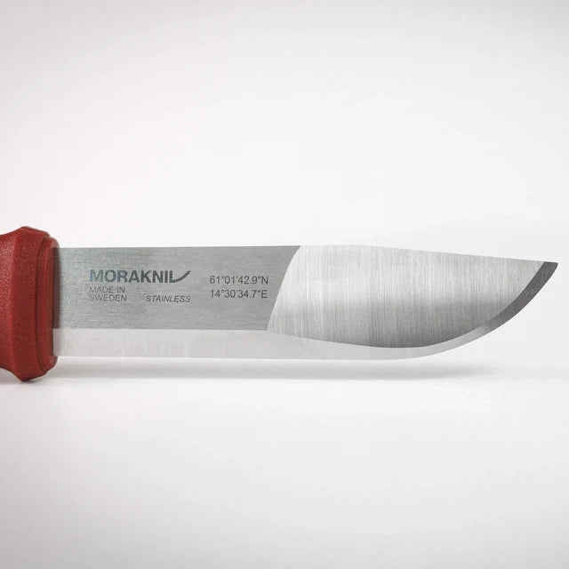 Morakniv Kansbol (S) Dala Red – Outdoor Messer mit 12C27 Stahl & Firesteel-kompatiblem Rücken Morakniv