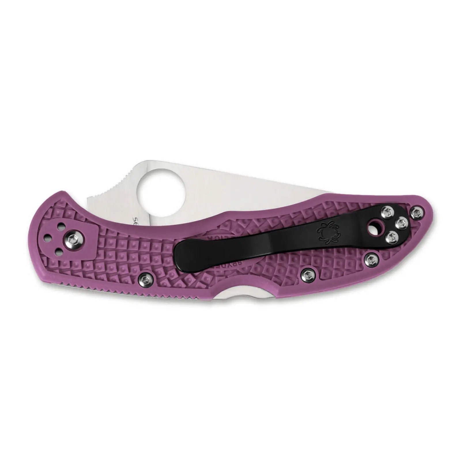 Spyderco Delica 4 Lightweight Flat Ground Purple Spyderco