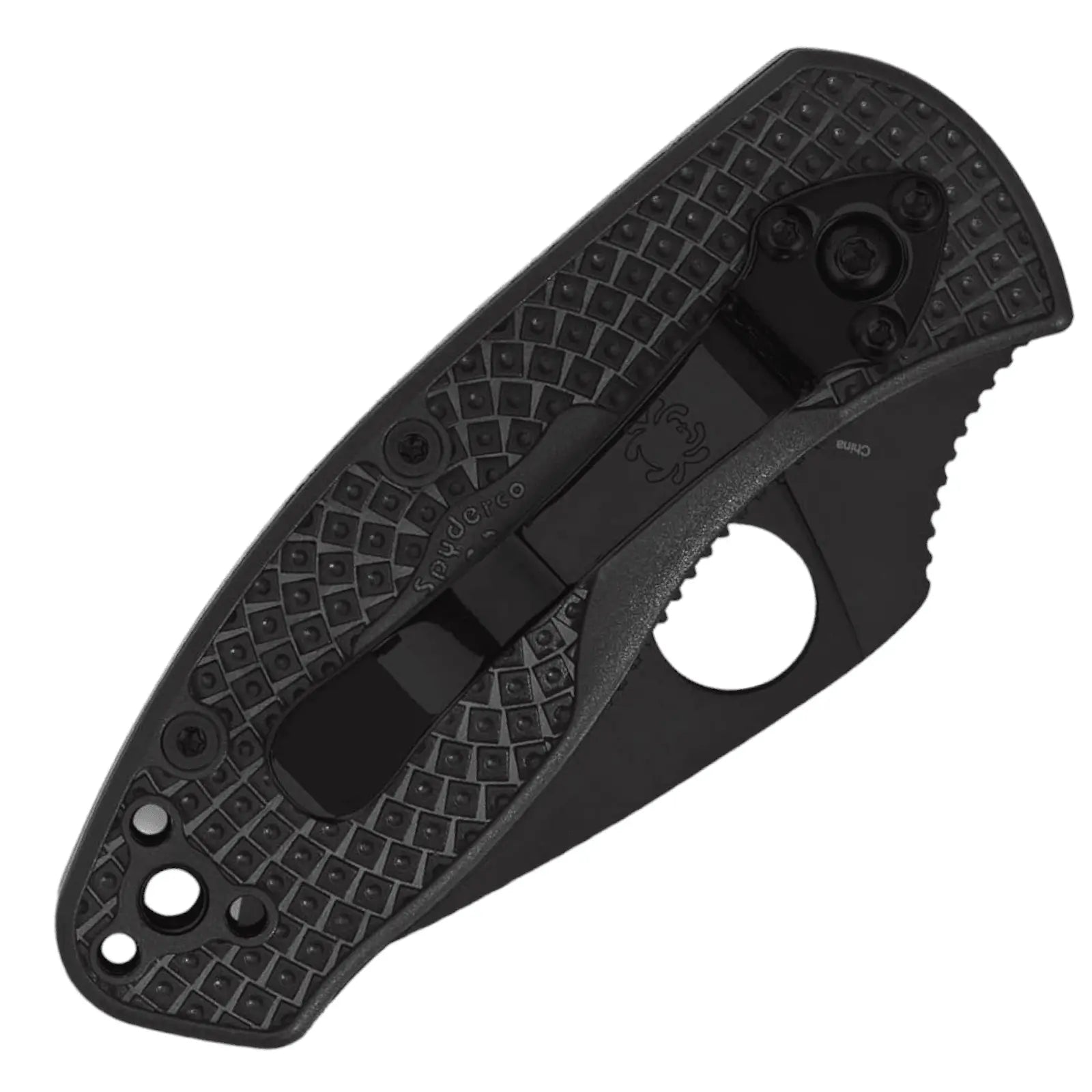 Spyderco Ambitious Lightweight Black Blade PlainEdge Spyderco