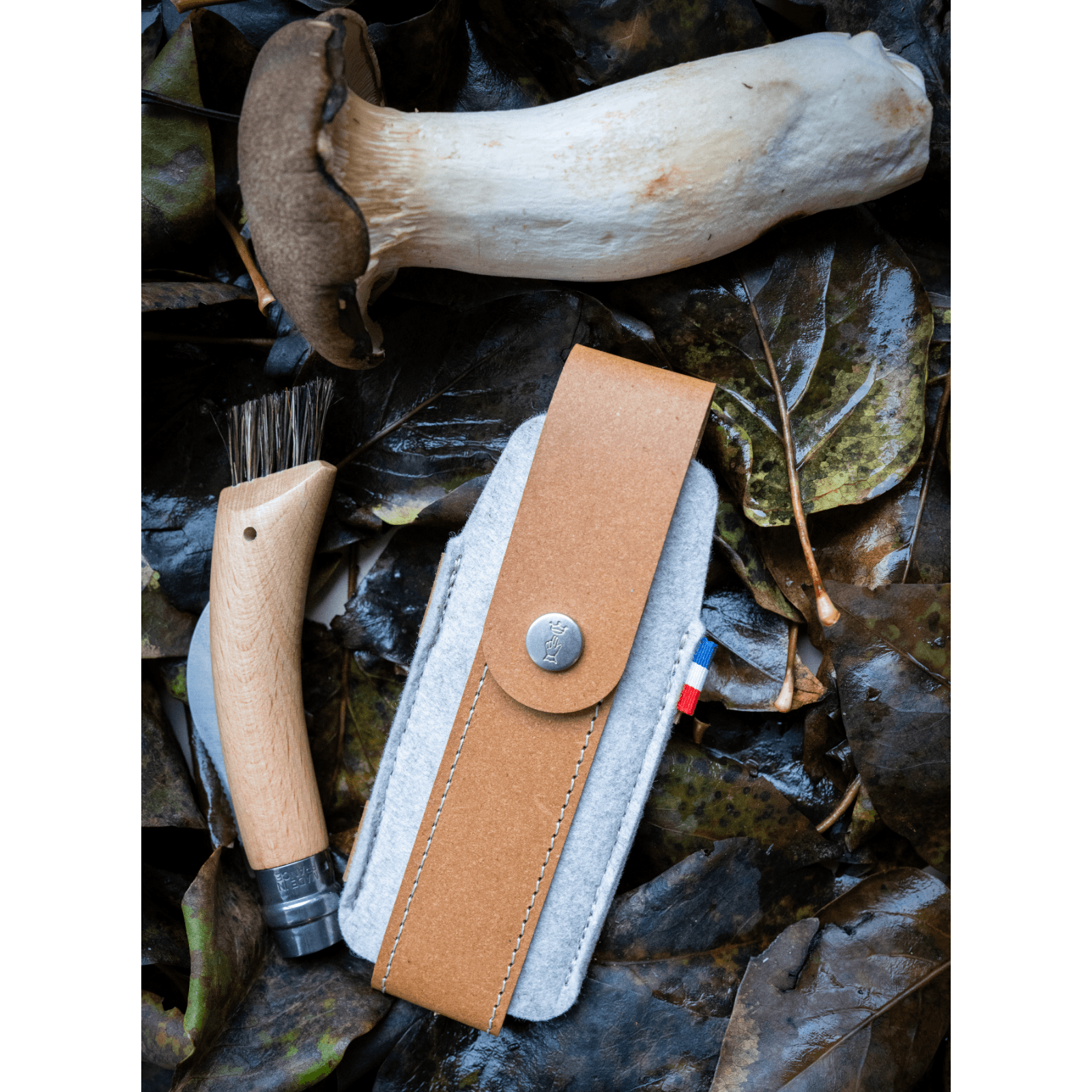 Opinel Etui SHEATH OUTDOOR L, braun für No 08 Pilzmesser, No 09, und No 10 Opinel