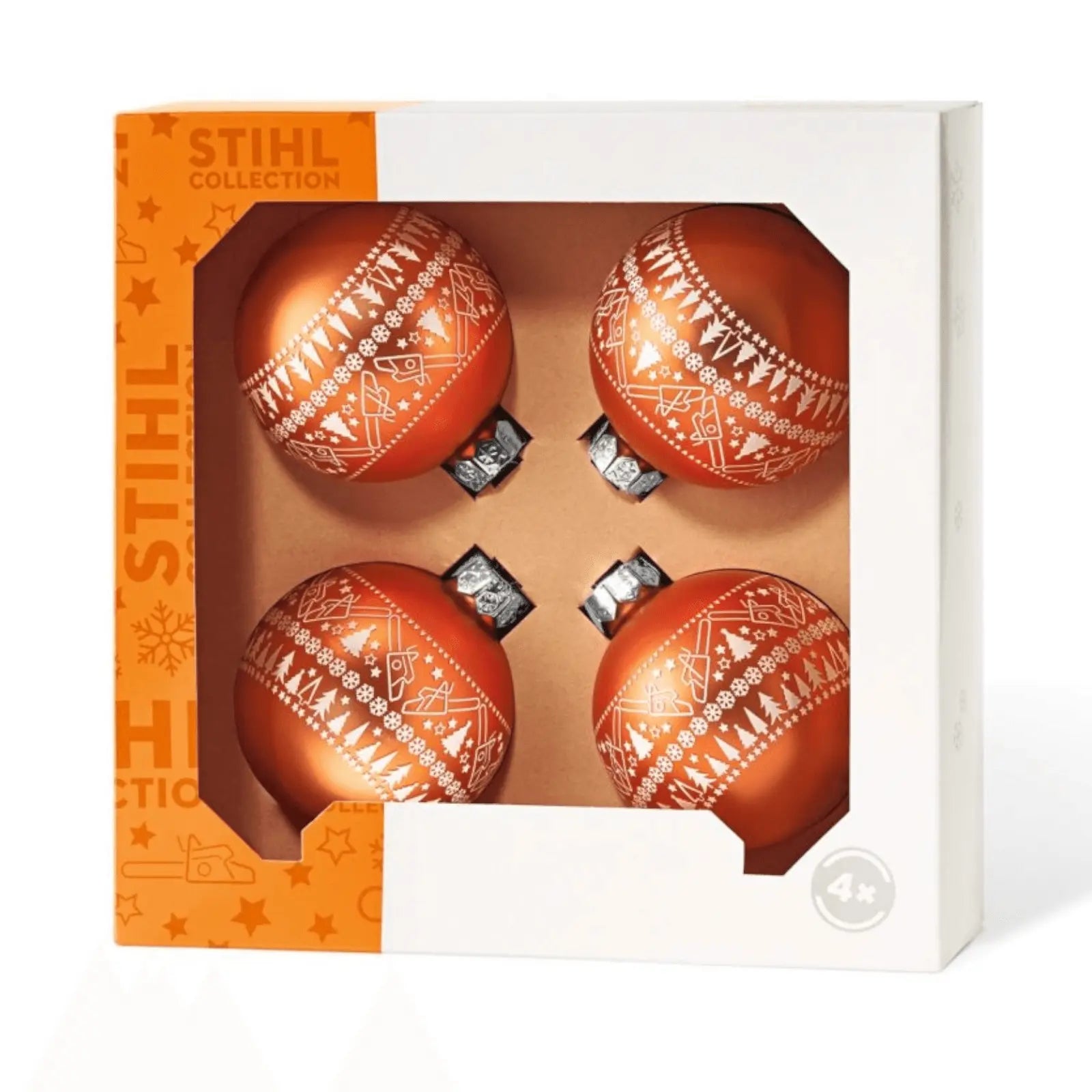 STIHL Weihnachtsbaumkugel 4er Set ICON Stihl